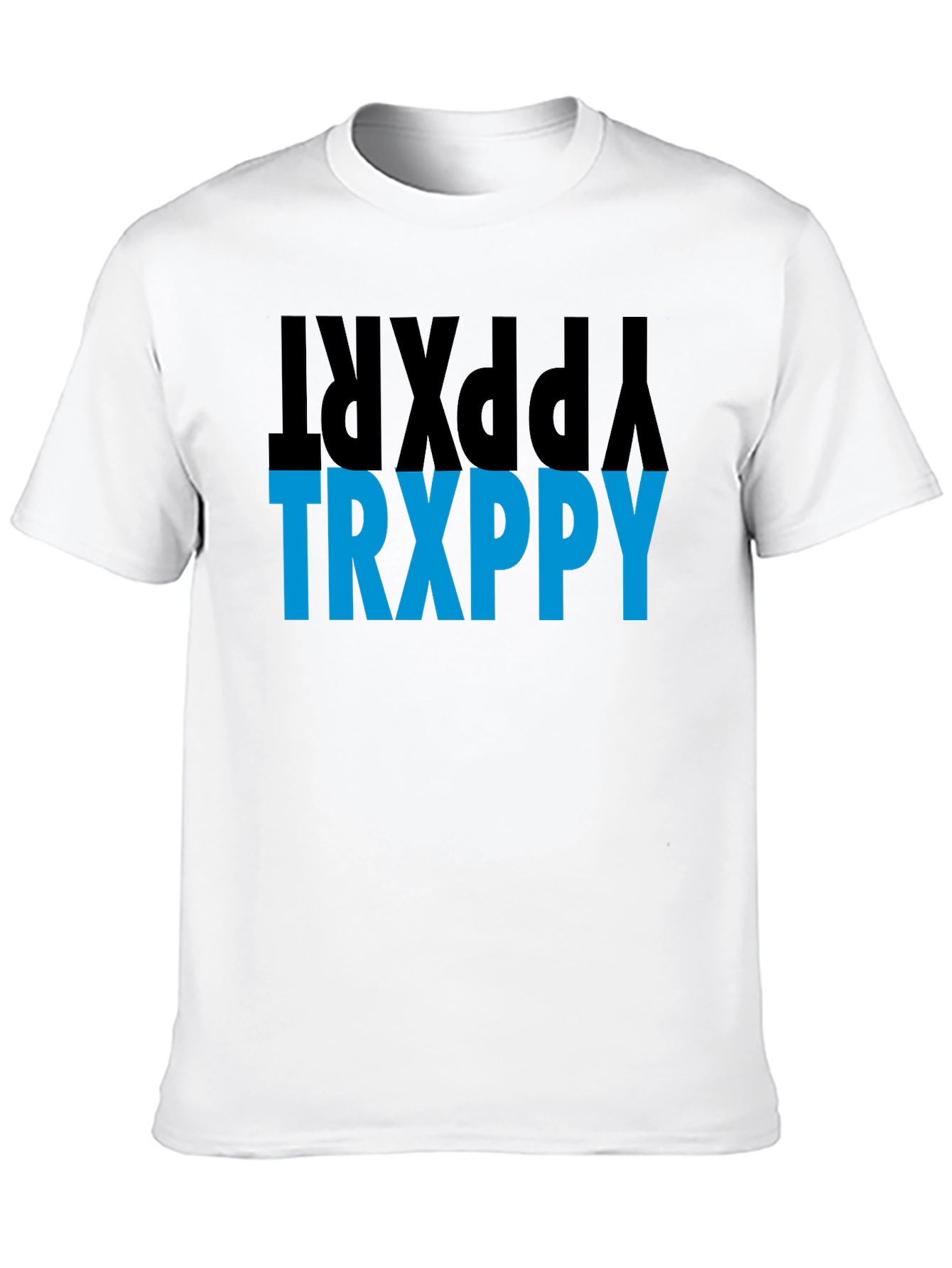 Black TRXPPY Tee - Bold Graphic Print T-Shirt view 10