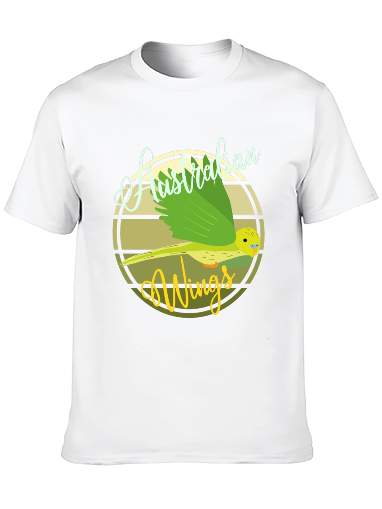 Black Australian Wings Graphic Tee - Bird Lover's T-Shirt view 10