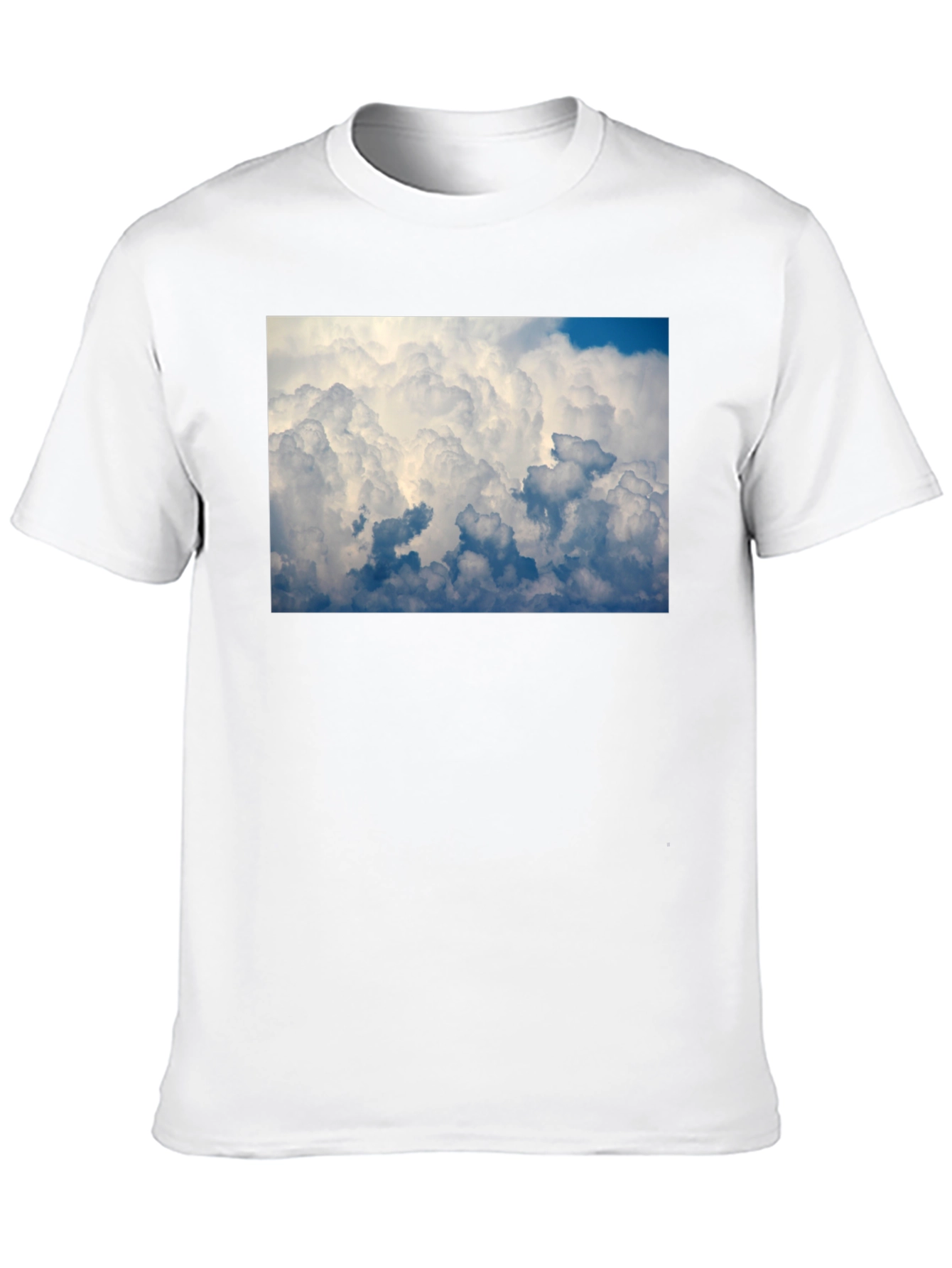 Black Cloudscape Graphic Tee - Men's Black T-Shirt view 10
