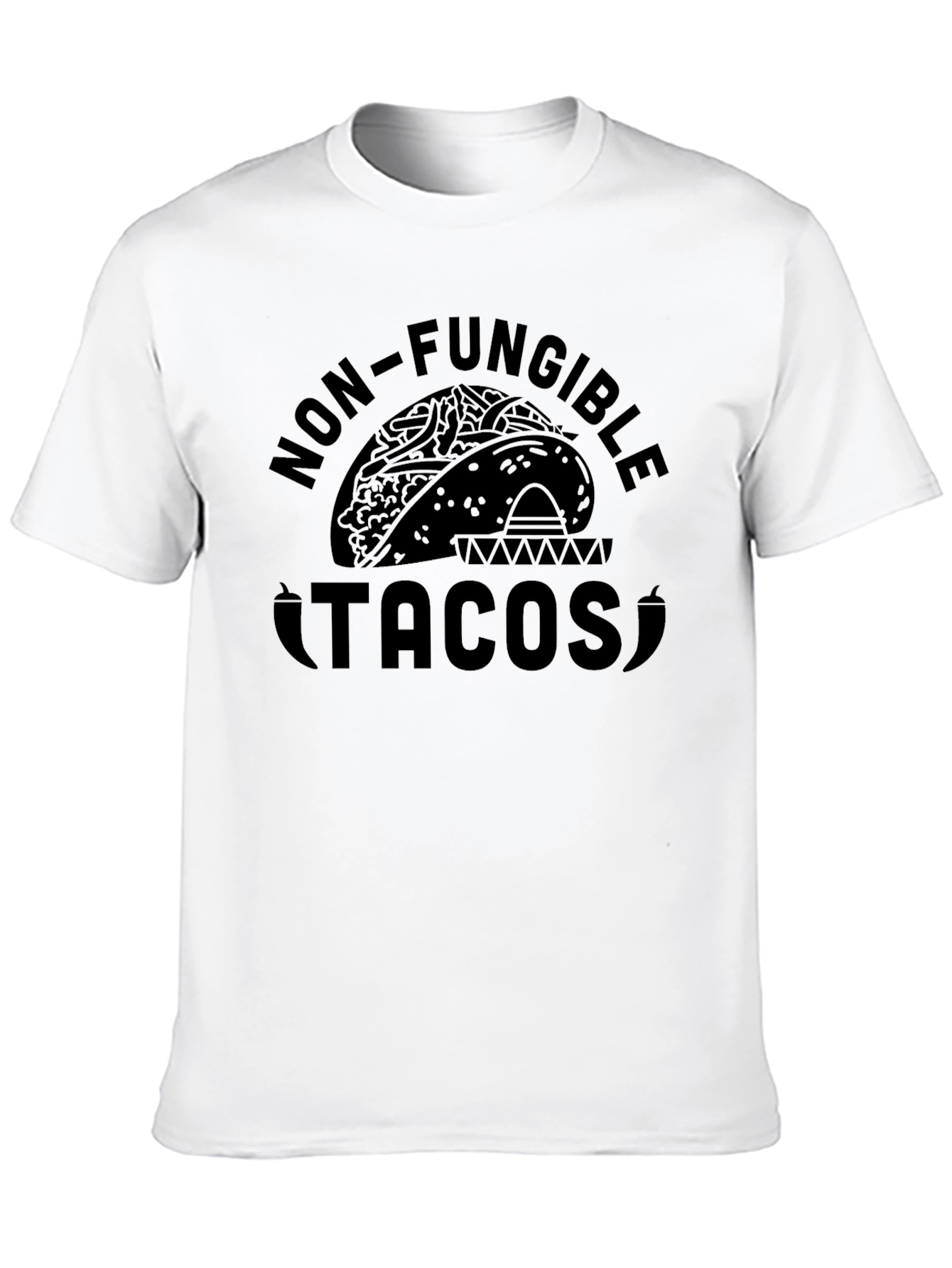 Black Non-Fungible Tacos Graphic Tee - Black view 10