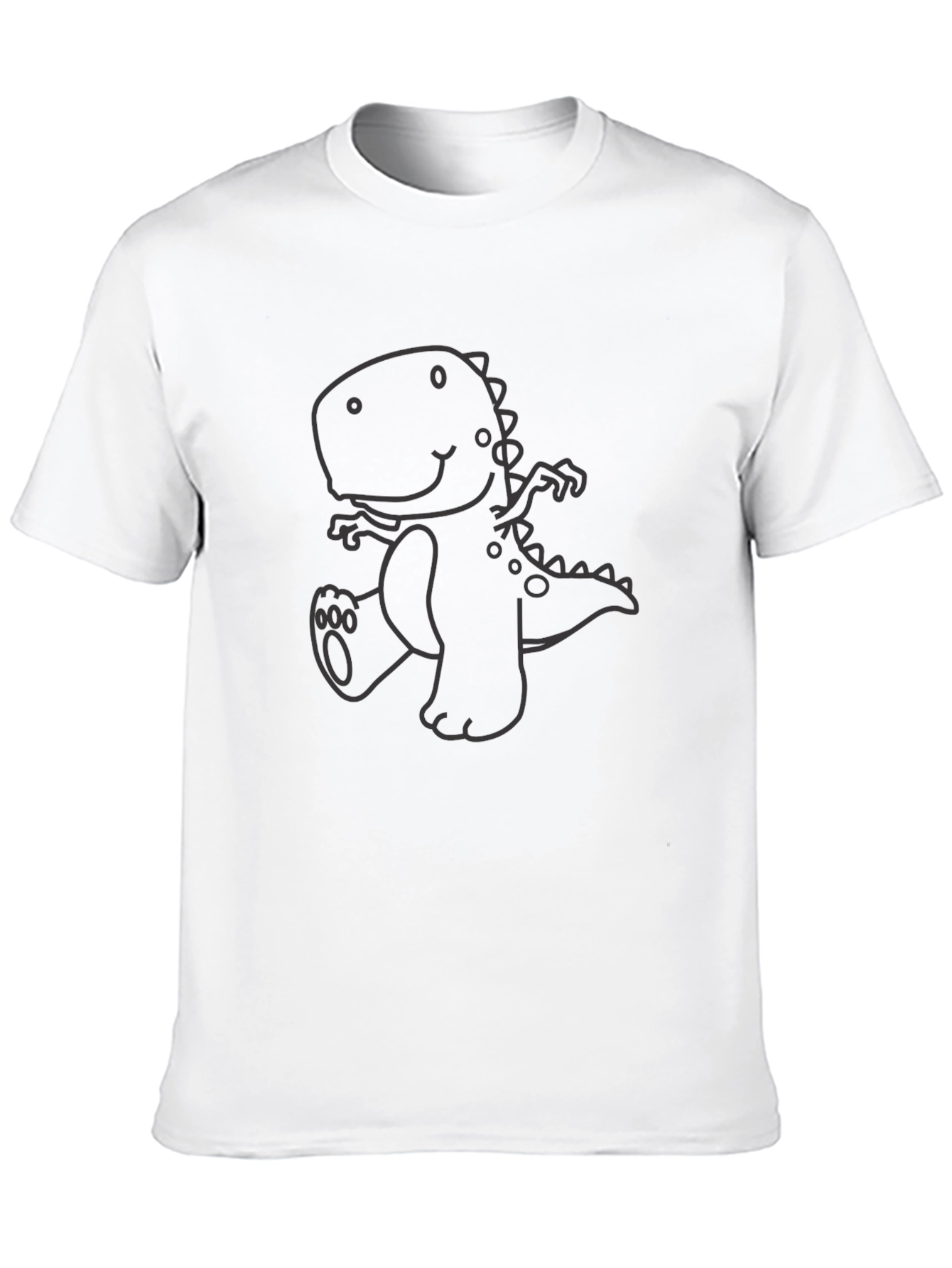 Black Dino Graphic Tee - Casual Comfort view 10