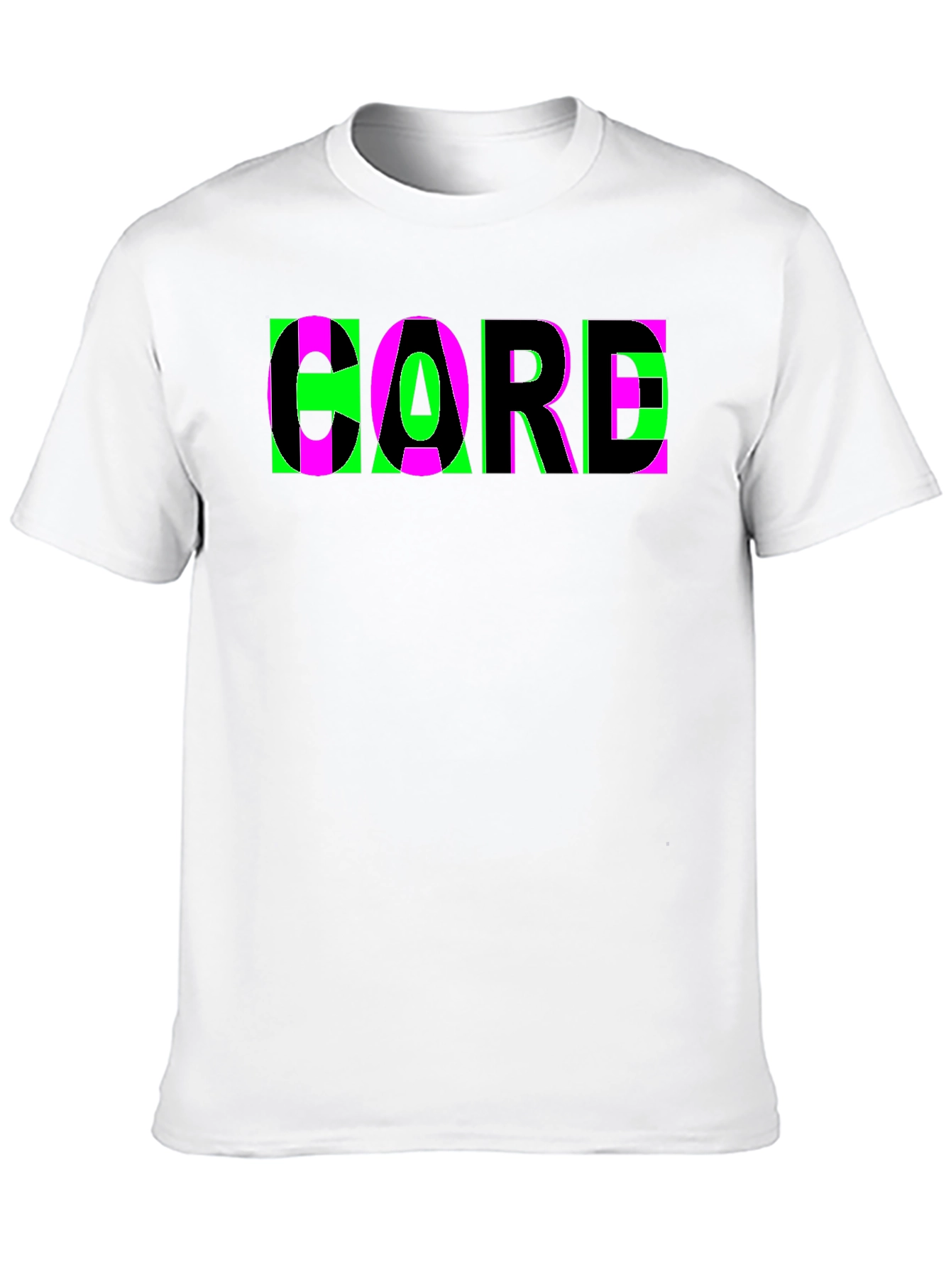 Black CORE Graphic Tee - Bold & Stylish Black T-Shirt view 10