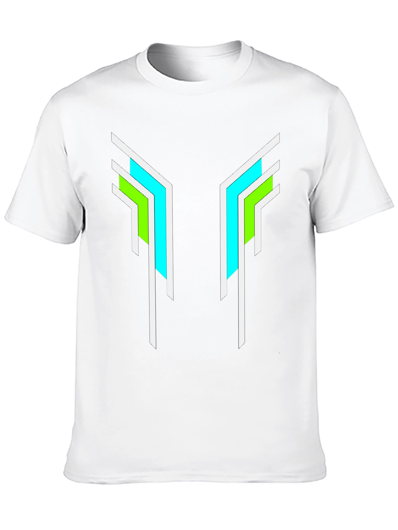 Black Modern Graphic Print Black T-Shirt view 10