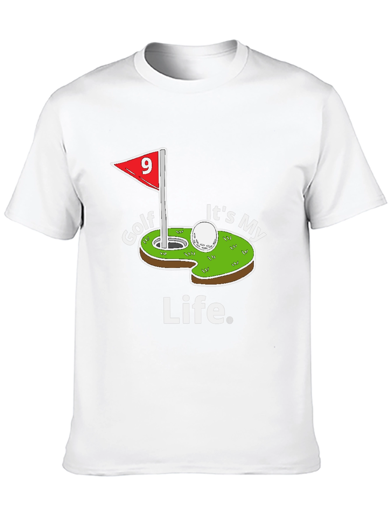 Black Golf It's My Life Black T-Shirt view 10