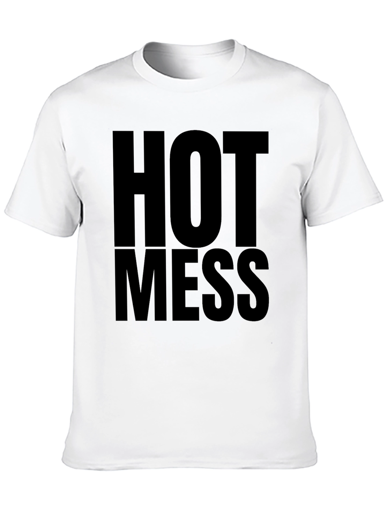 Black Hot Mess Graphic T-Shirt - Bold Statement Tee view 10