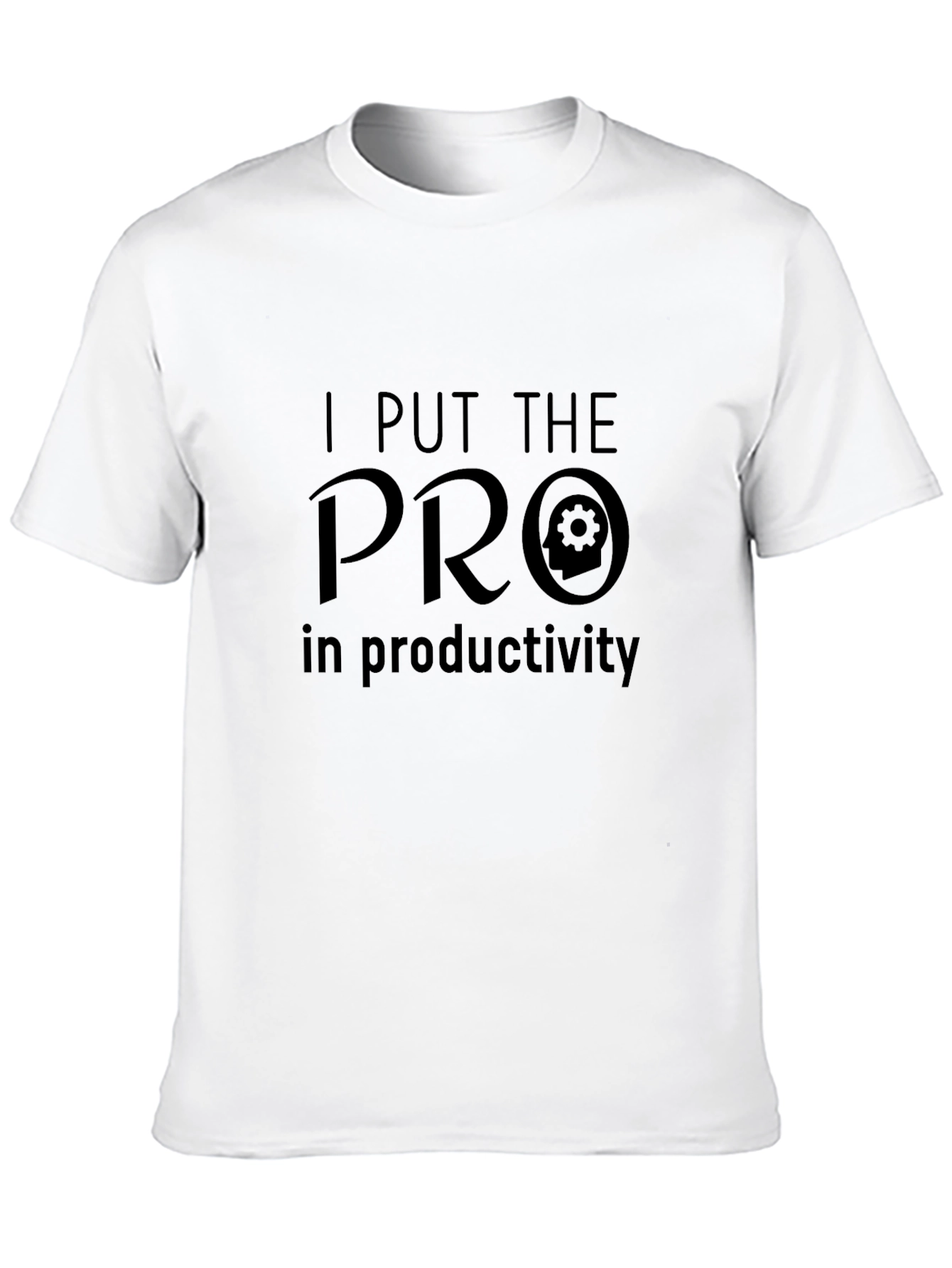 Black Productivity Pro Black T-Shirt view 10