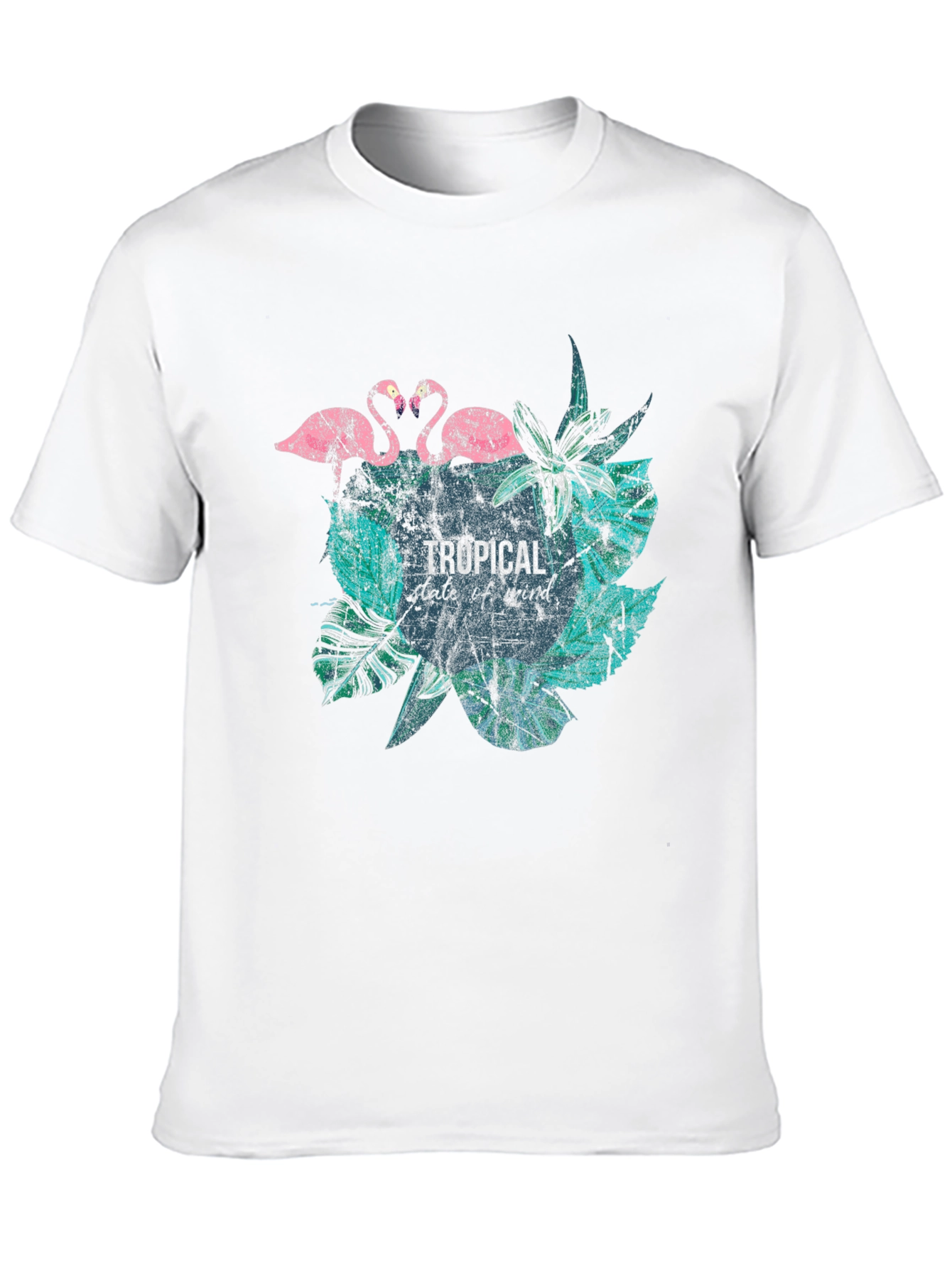 Black Tropical State of Mind Graphic Tee view 10