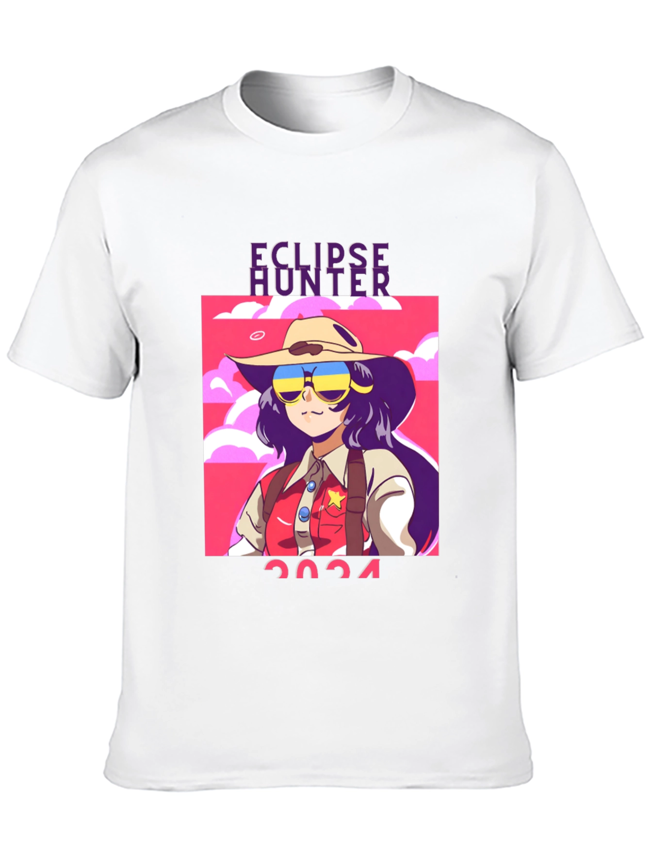 Black Eclipse Hunter 2024 Graphic T-Shirt view 10