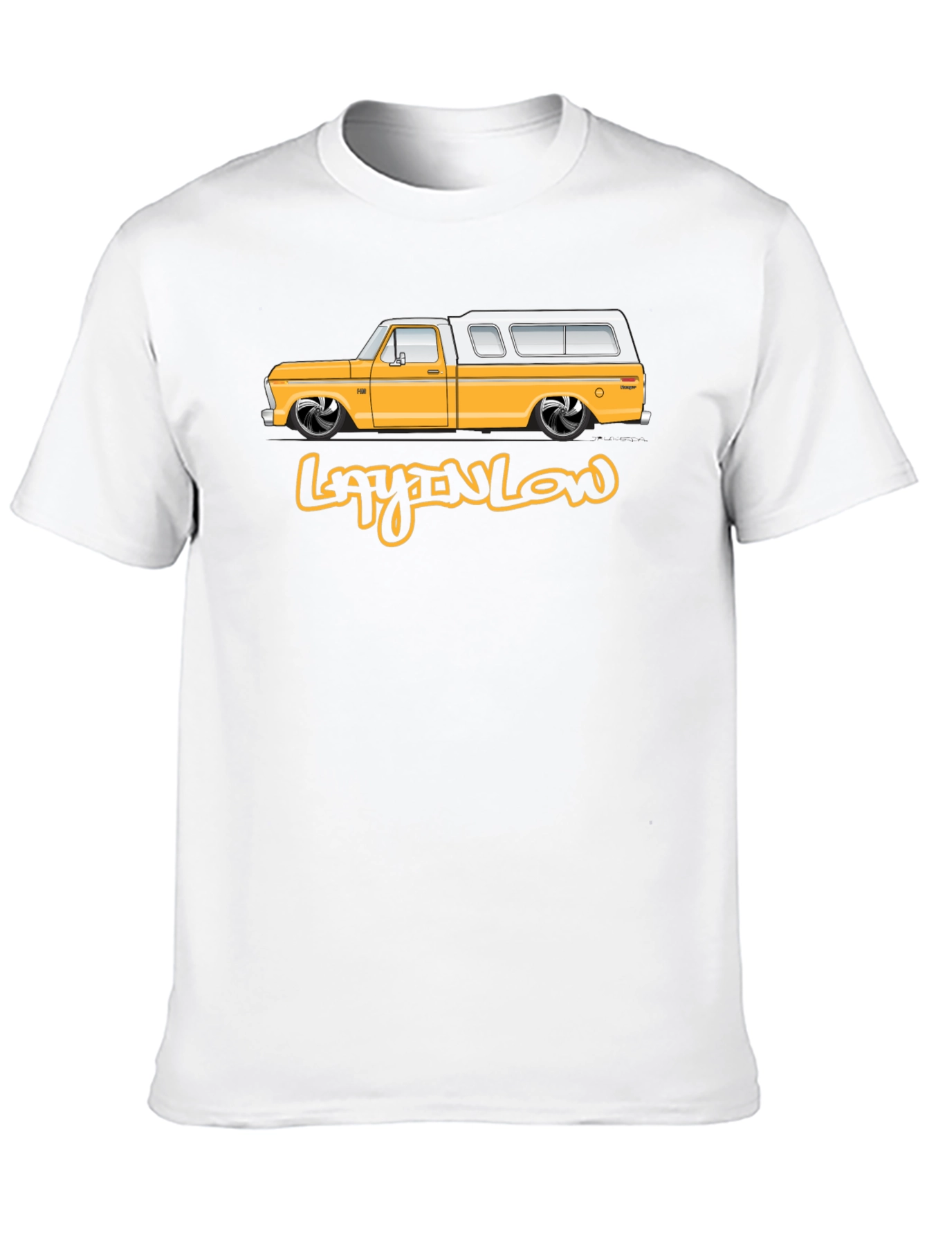 Black Lay'n Low Truck T-Shirt view 10