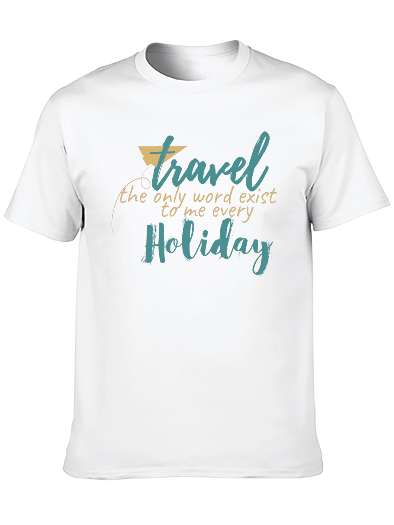 Black Travel Holiday Graphic Print Black T-Shirt view 10