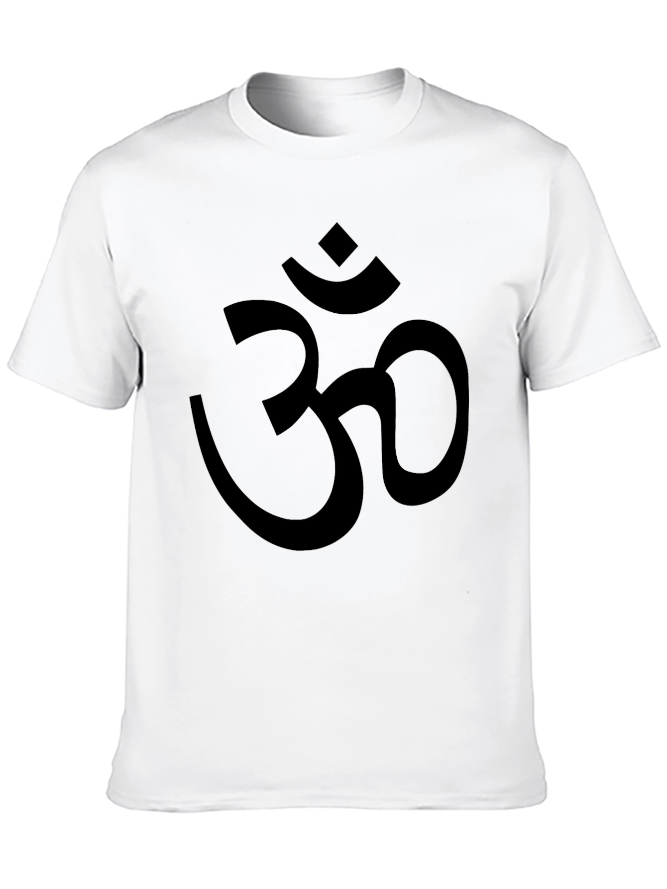 Black Om Graphic T-Shirt - Spiritual Yoga Tee - 10