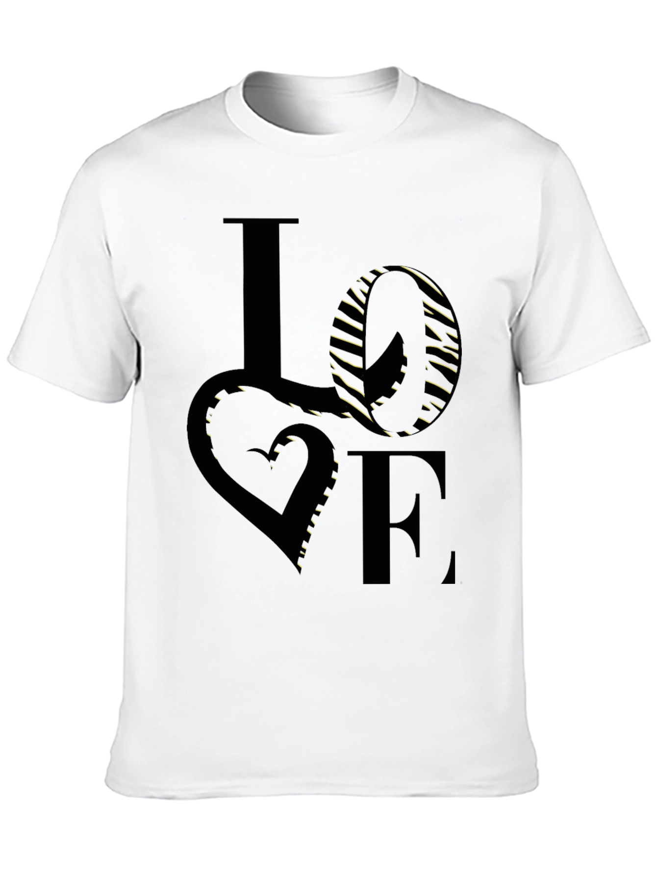 Black Love Graphic Black T-Shirt view 10