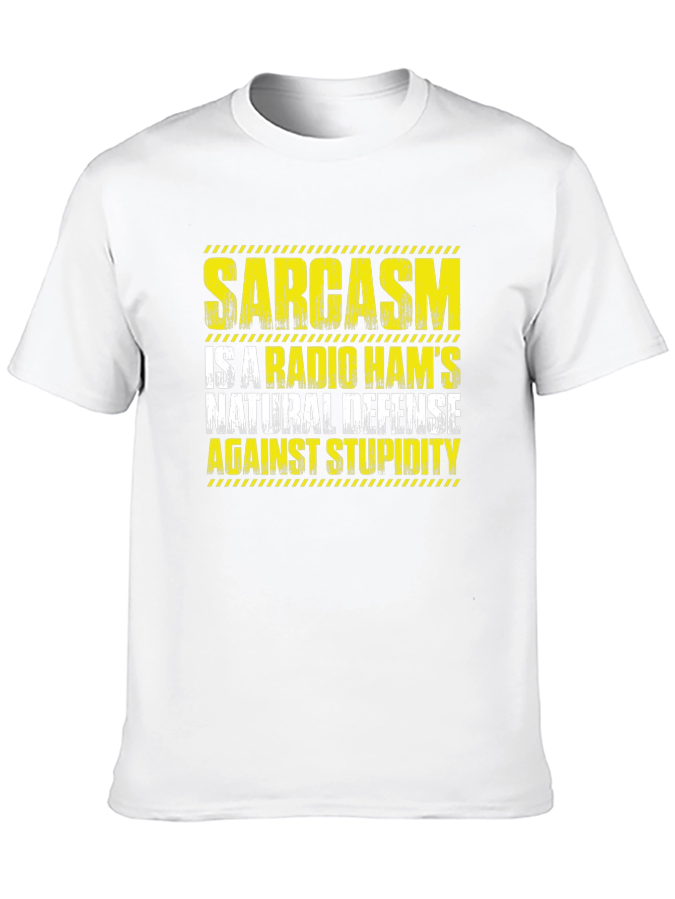 Black Sarcasm Radio Ham's Defense T-Shirt view 10