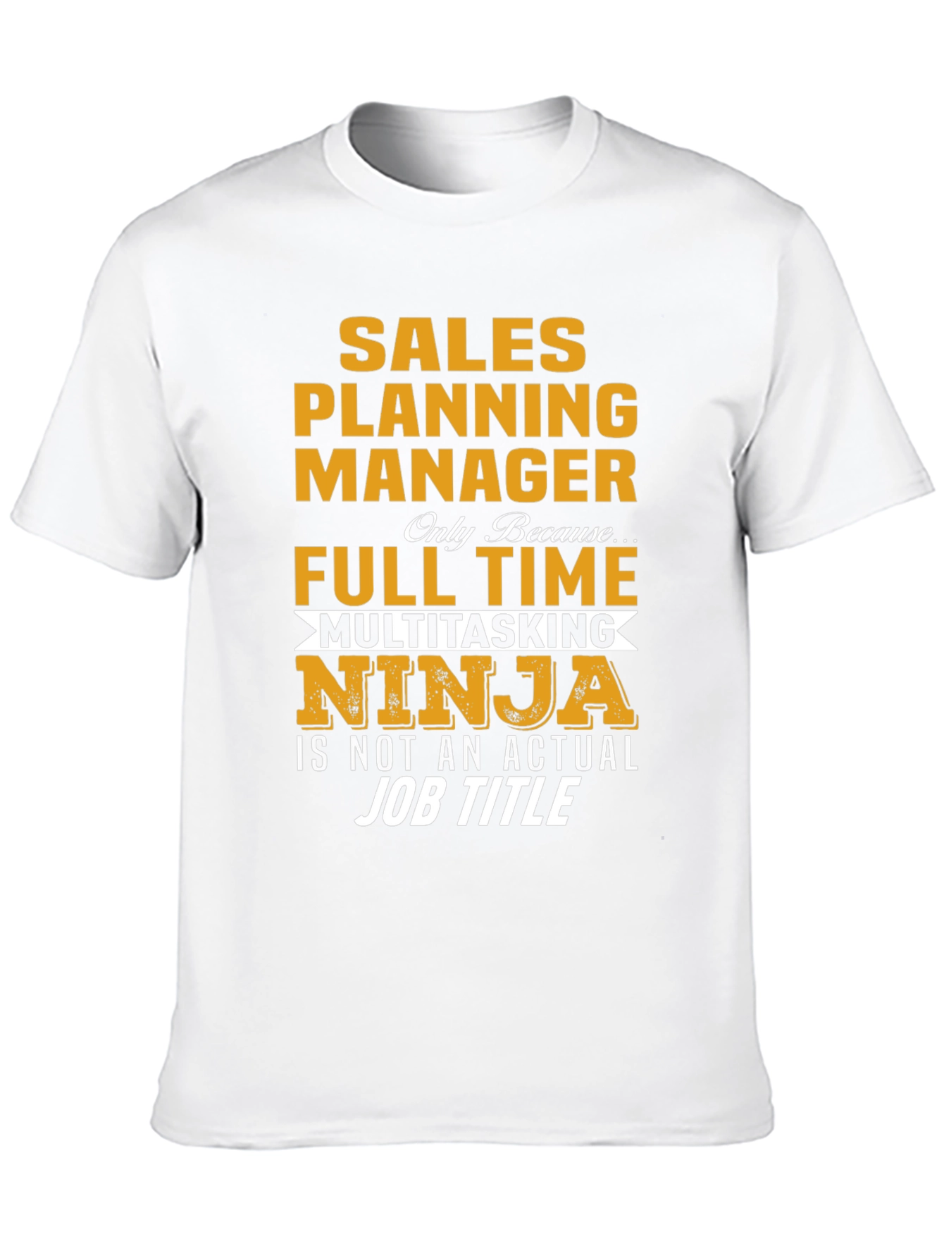 Black Sales Planning Manager T-Shirt view 10
