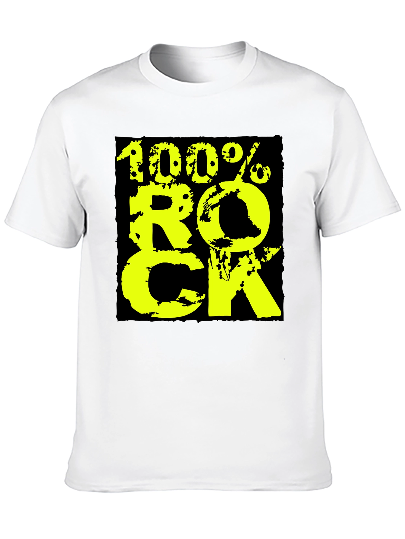 100% Rock Graphic Tee - Black - 10