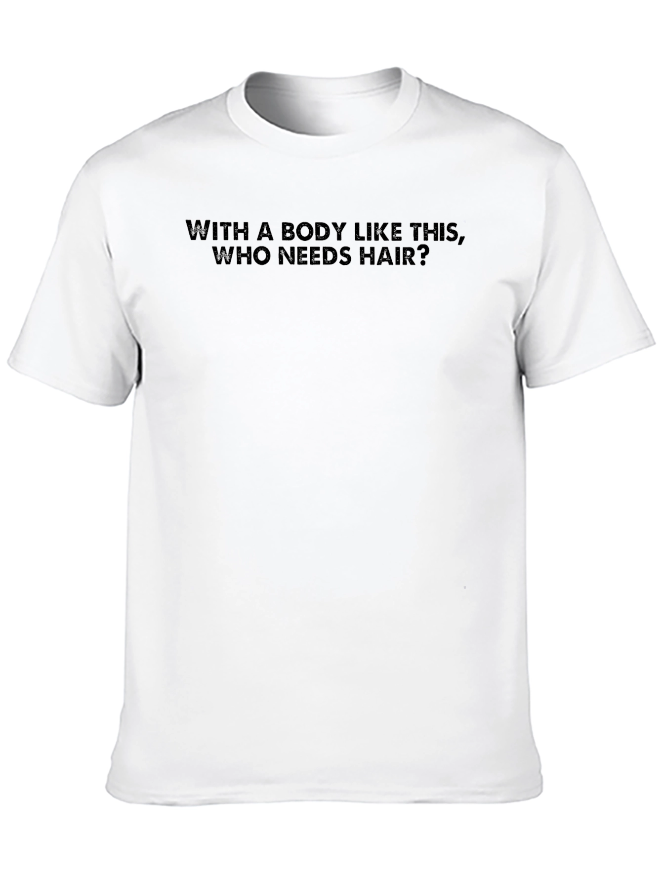 Black Humorous 'Body Like This' Graphic Tee - Black view 10