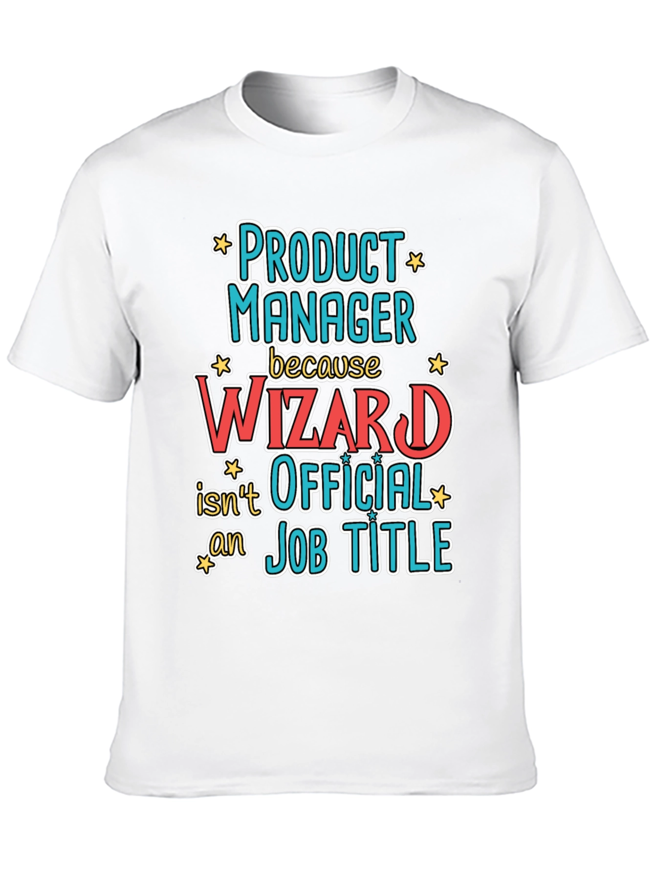 Black Product Manager Wizard Graphic Tee view 10