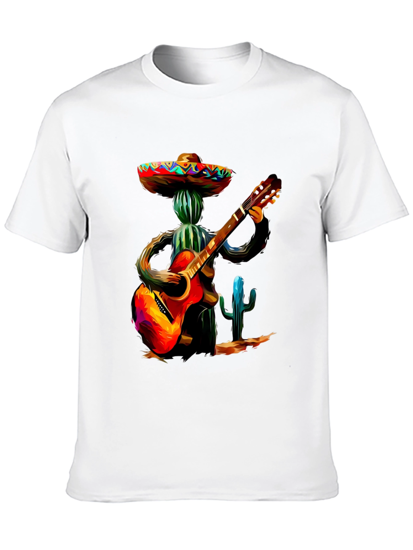 Black Cactus Mariachi T-Shirt view 10