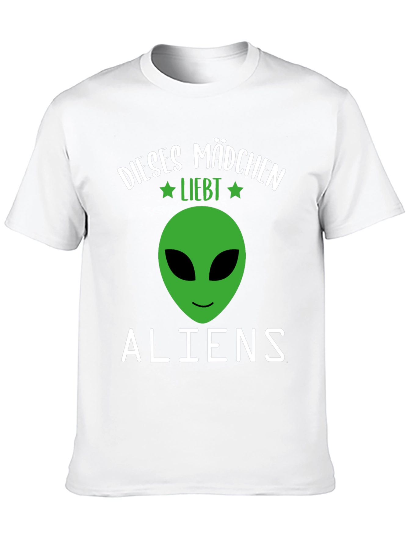 Black This Girl Loves Aliens Graphic T-Shirt view 10