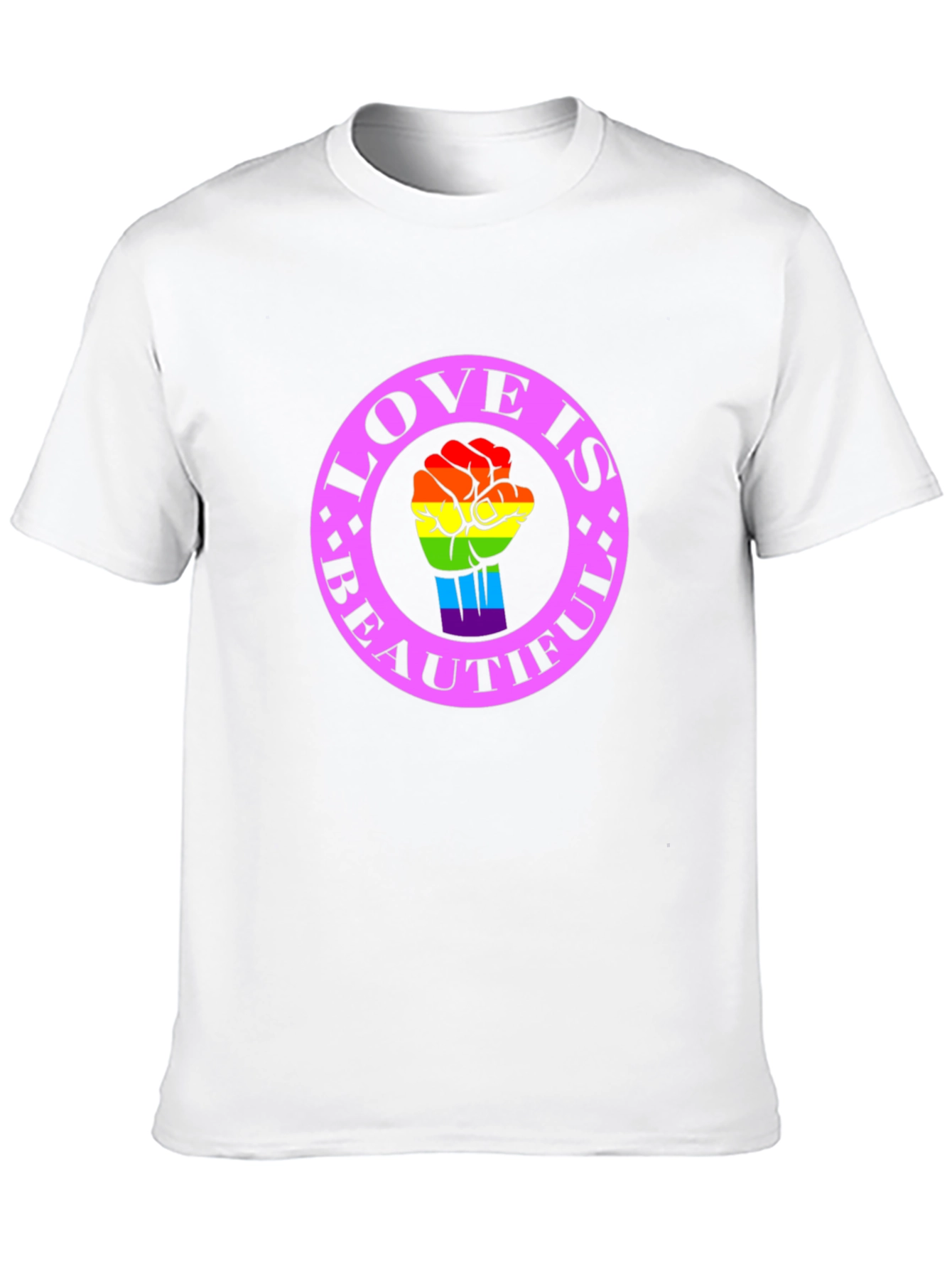 Black Love Is Beautiful Pride T-Shirt view 10