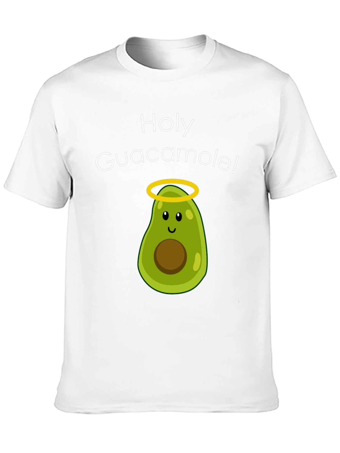 Black Holy Guacamole! Avocado T-Shirt - Funny Graphic Tee view 10