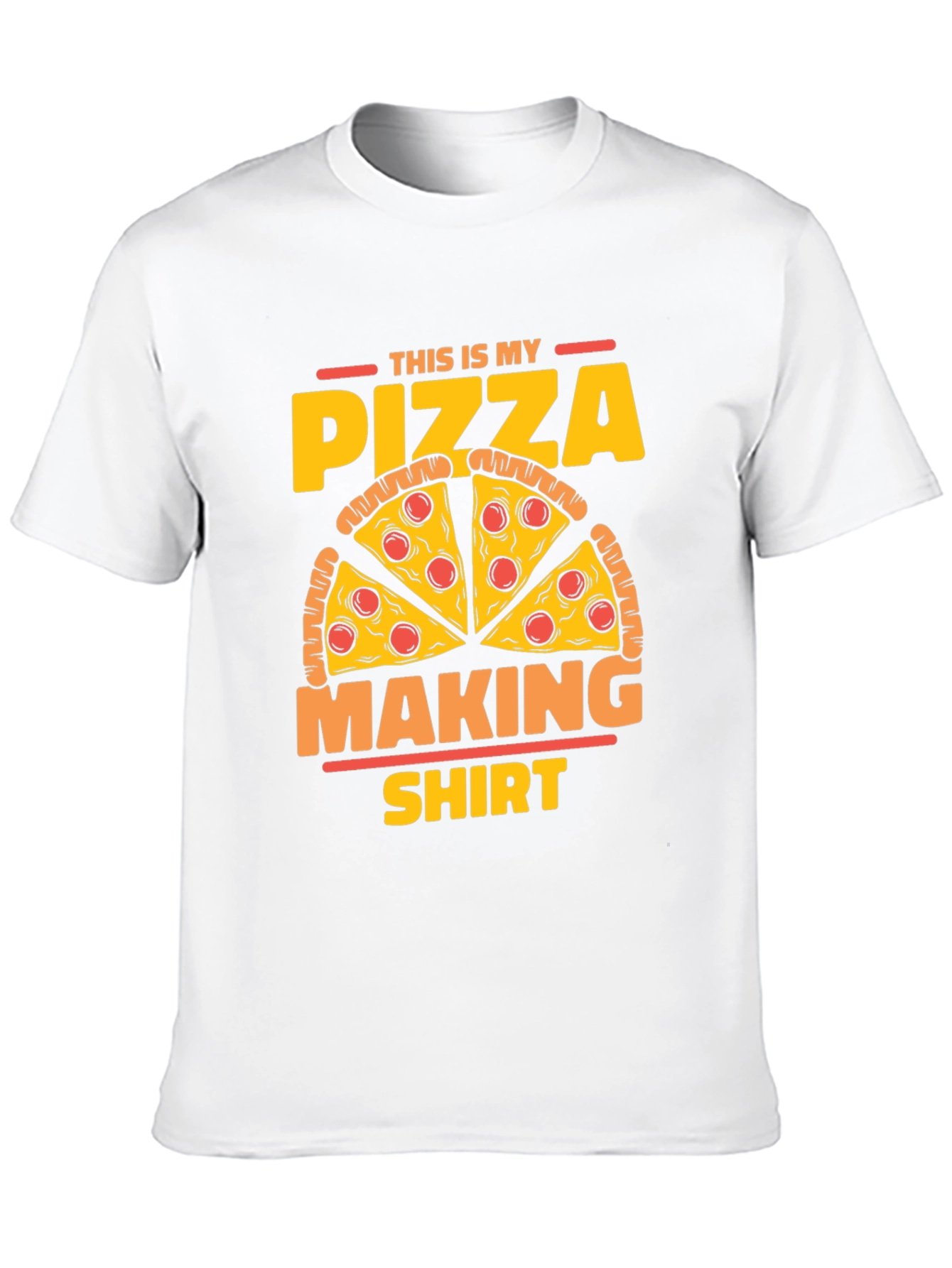 Black Pizza Making T-Shirt - Funny Graphic Tee view 10