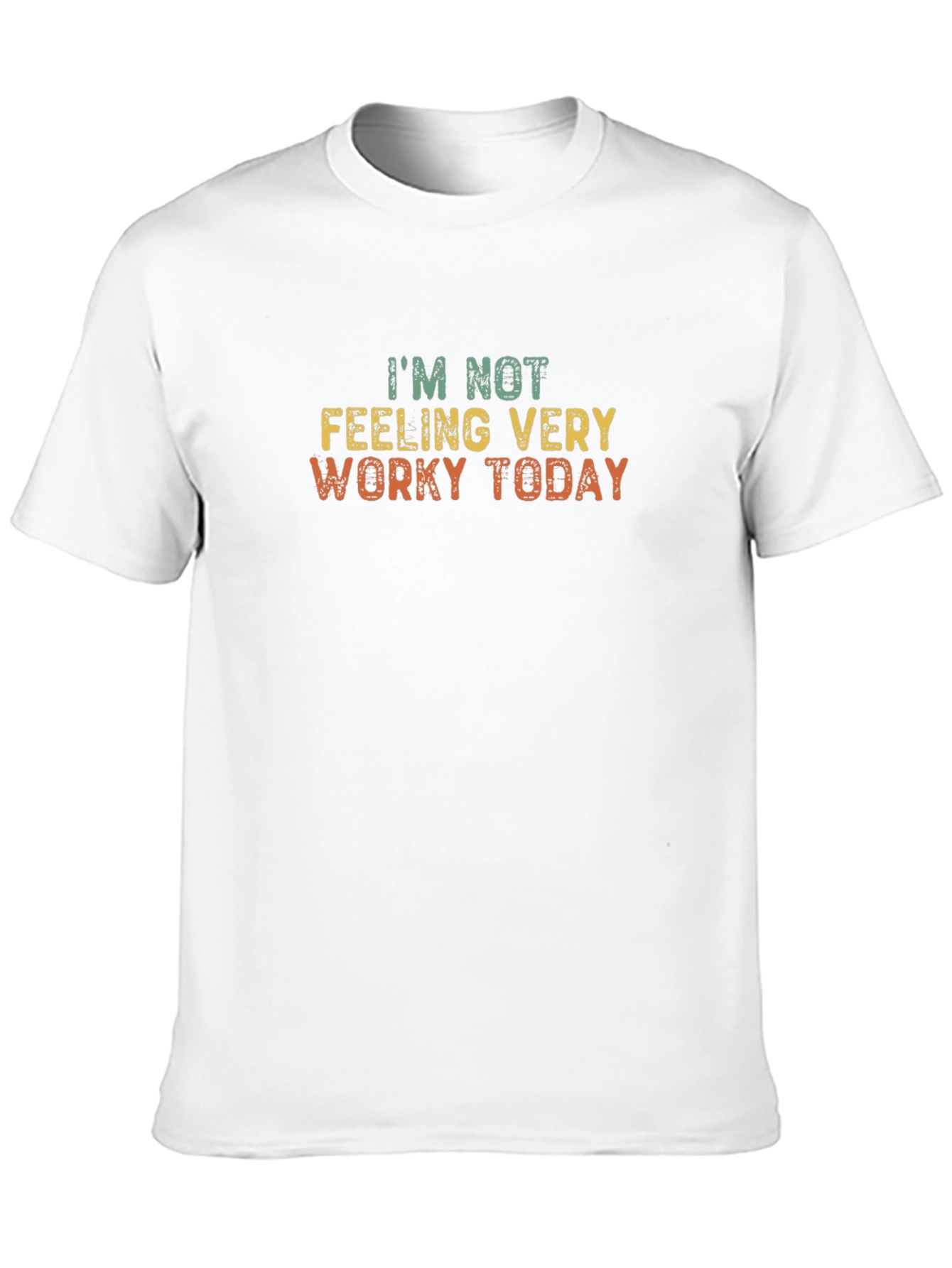 Black Funny "Not Worky" Graphic Tee view 10