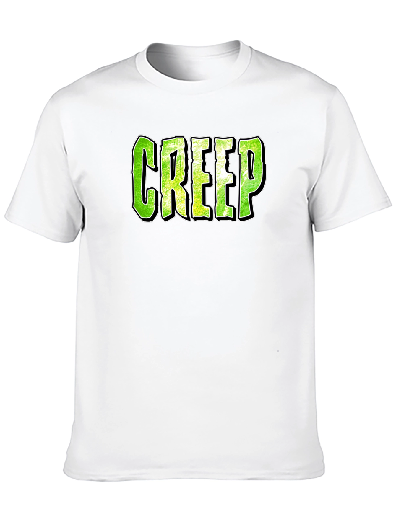 Black Creep Graphic Print Black T-Shirt view 10