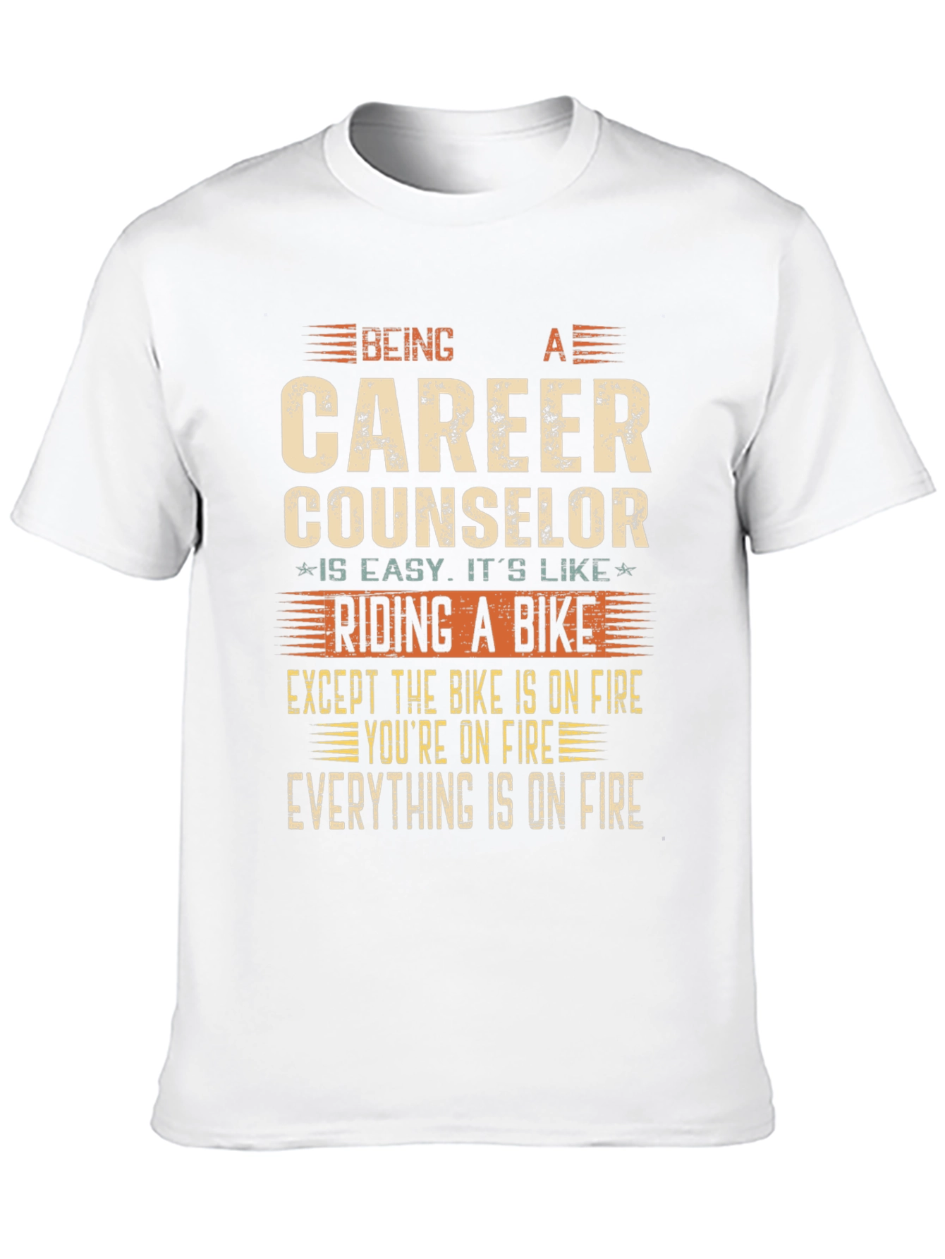 Black Career Counselor T-Shirt - Funny Job Gift view 10