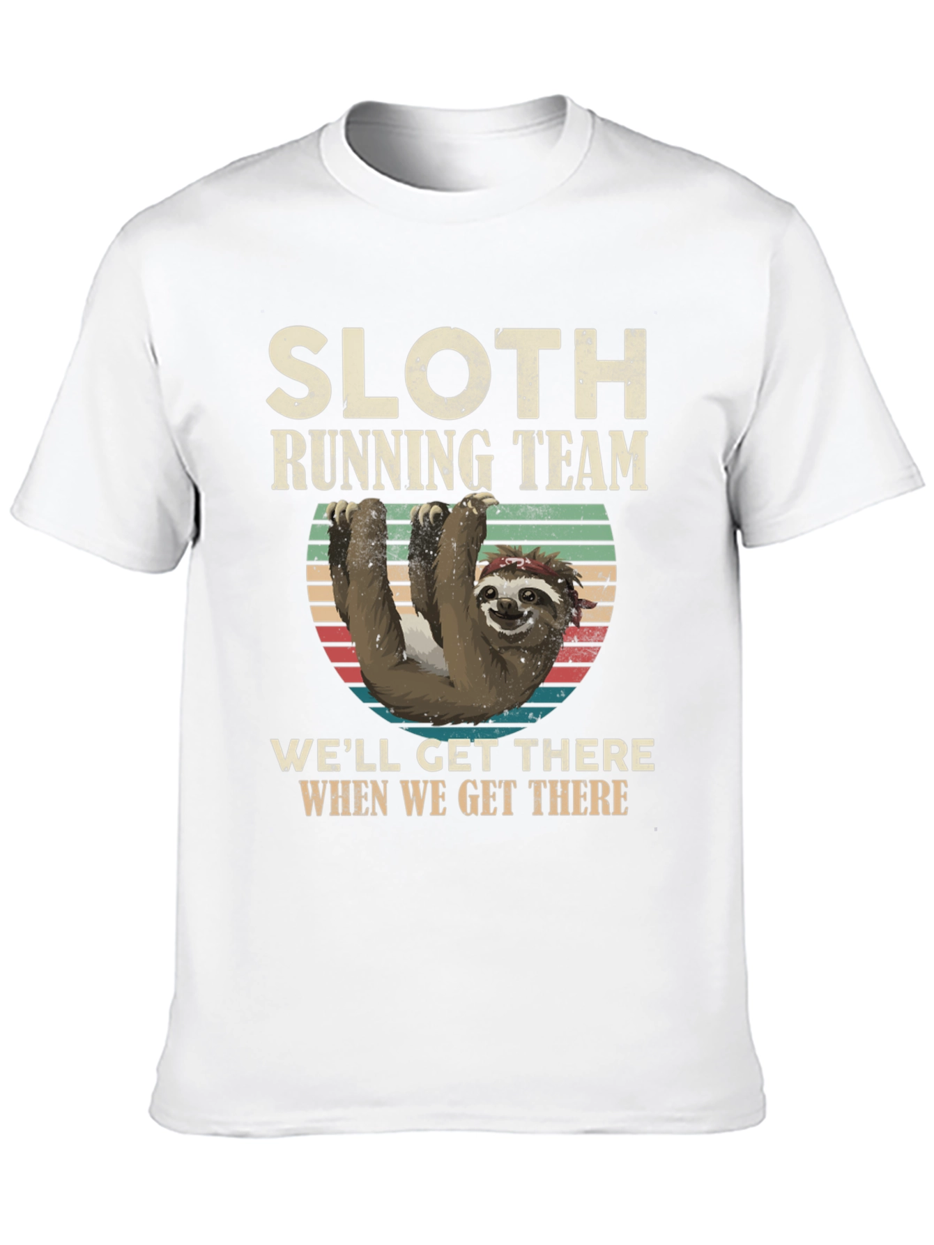 Black Sloth Running Team T-Shirt - Funny & Comfortable view 10