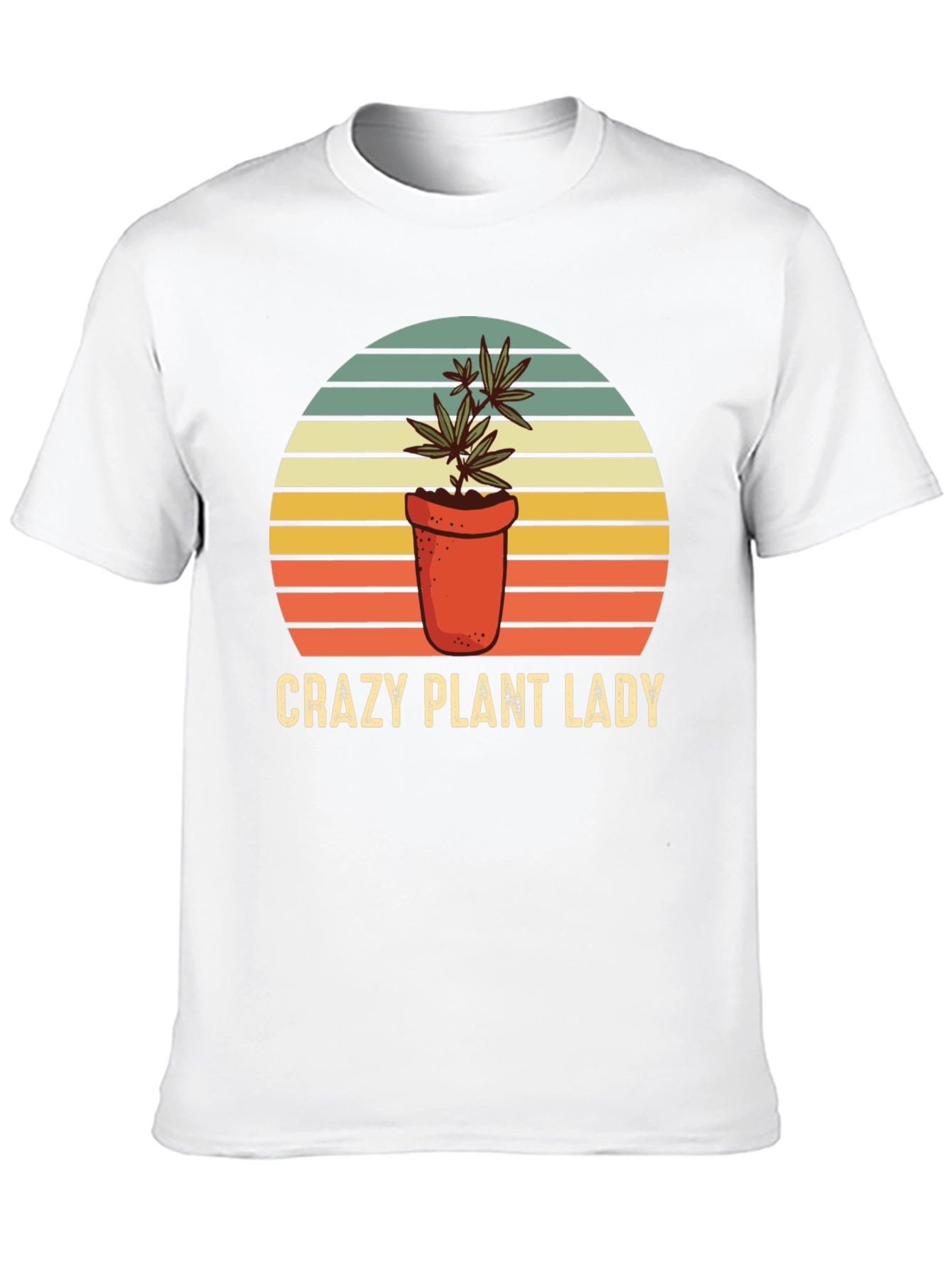 Black Crazy Plant Lady T-Shirt - Novelty Tee view 10