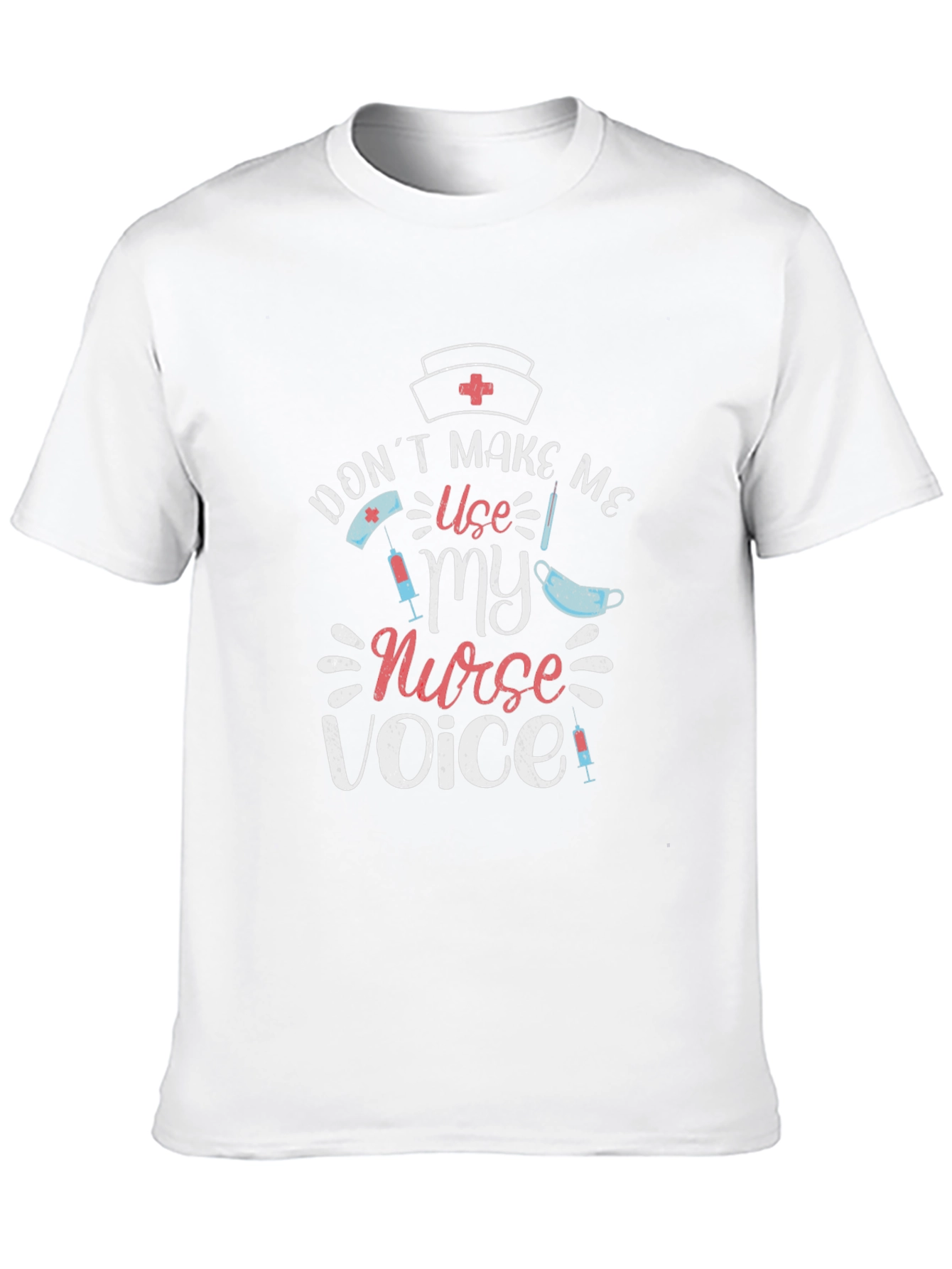 Black Nurse Voice T-Shirt - Medical Professional Tee view 10
