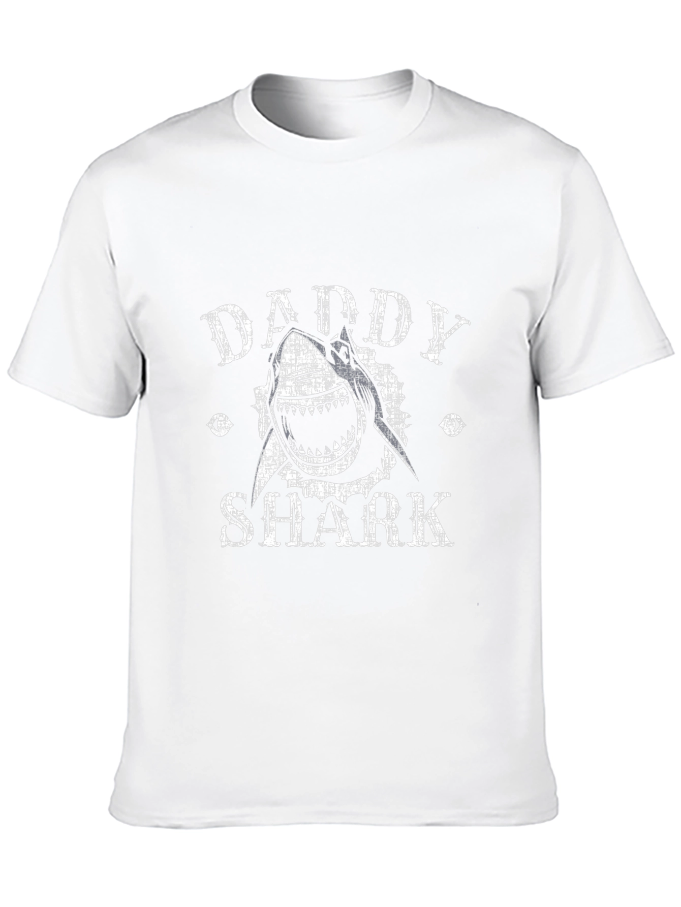 Black Daddy Shark Graphic T-Shirt - Black view 10