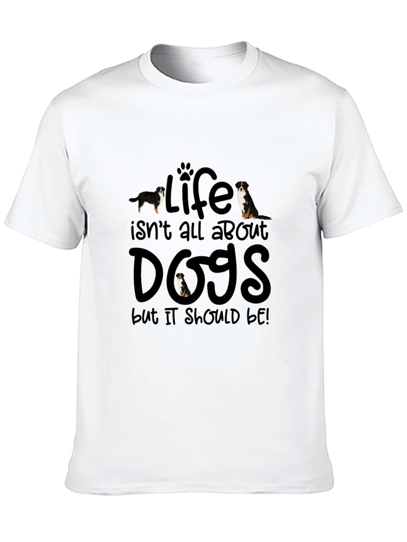 Black Life Isn't All About Dogs T-Shirt view 10