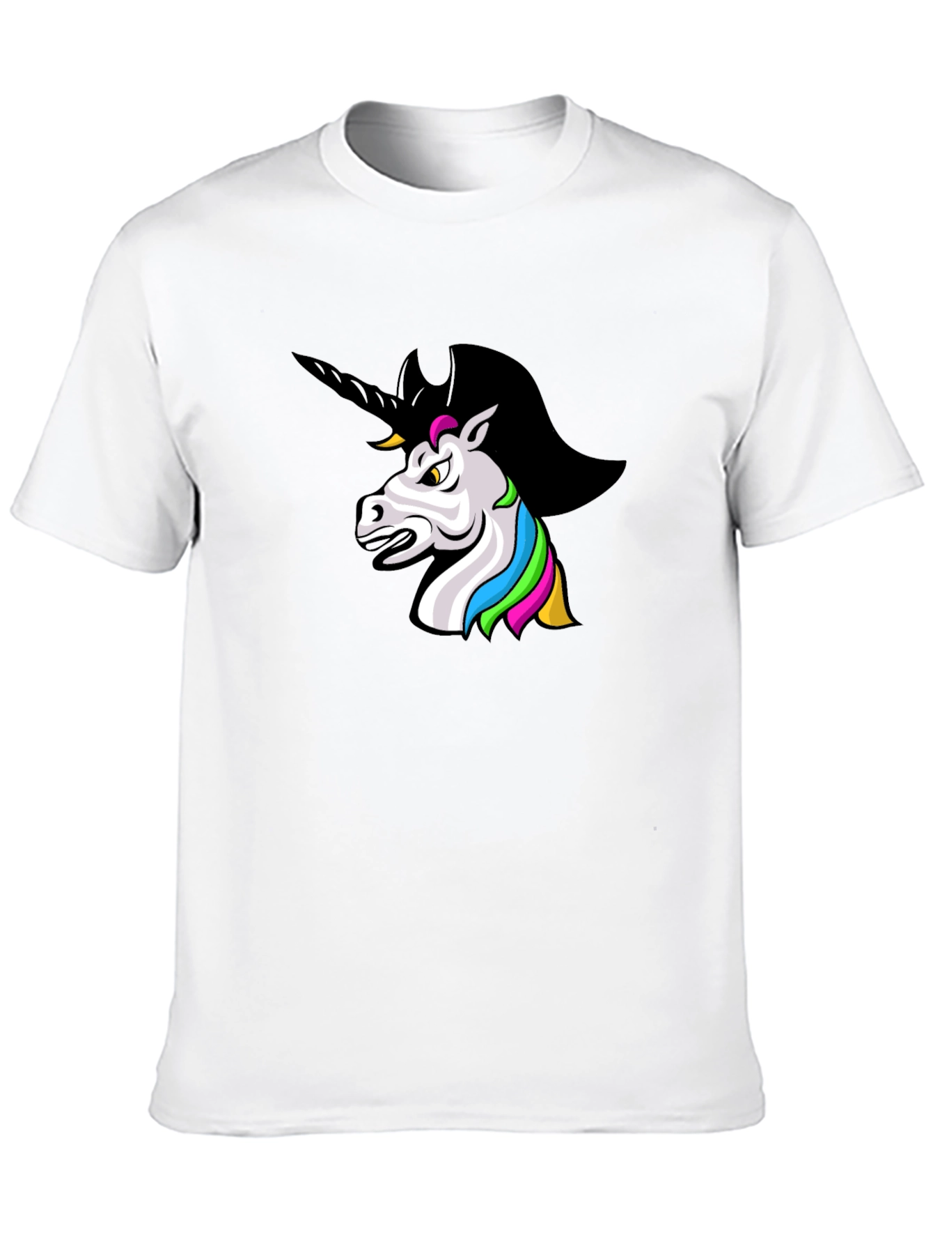 Black Unicorn Graphic Black T-Shirt view 10
