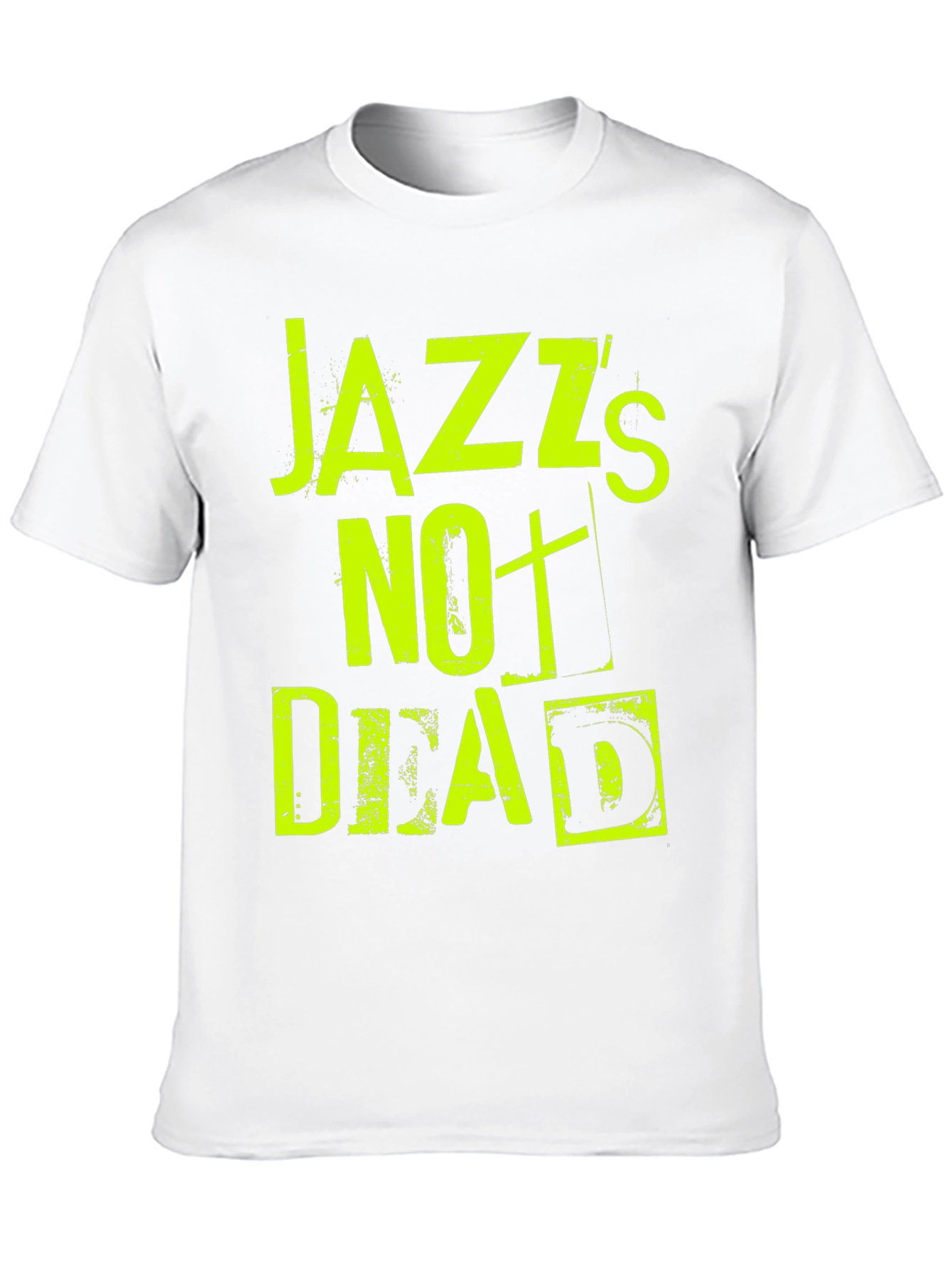 Black Jazz's Not Dead Graphic Tee - Black Cotton T-Shirt view 10