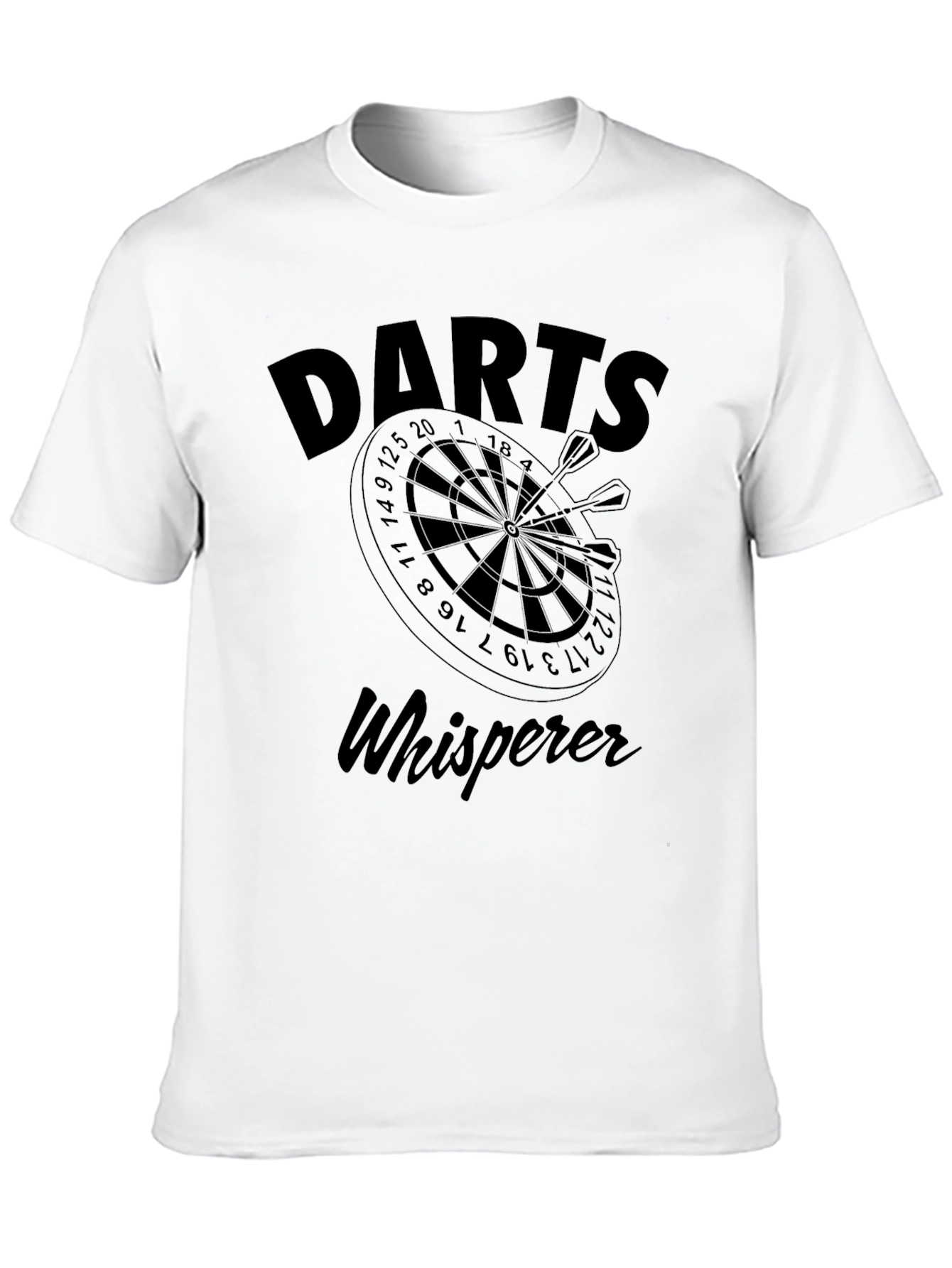 Black Darts Whisperer Graphic T-Shirt - Black view 10