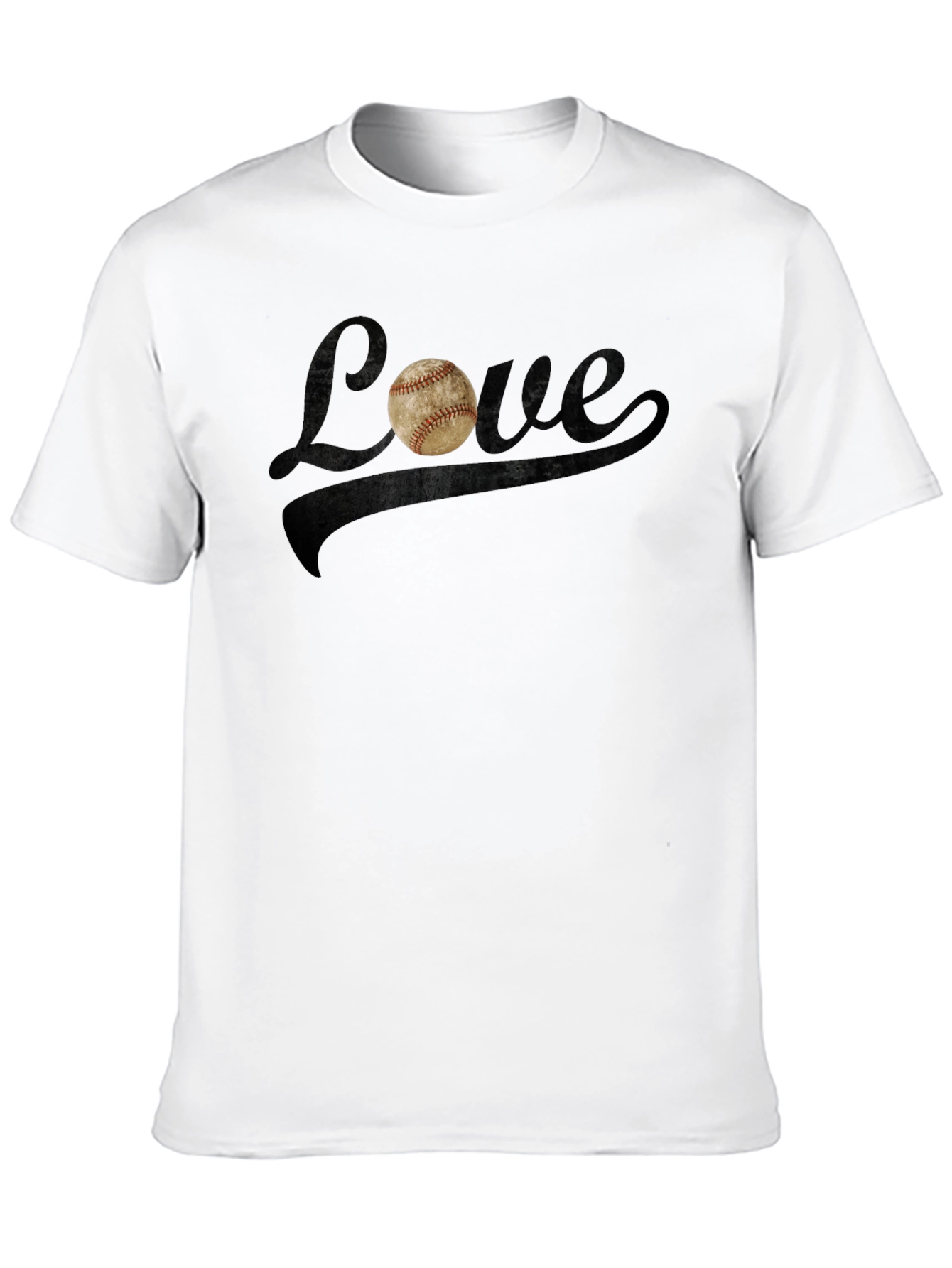Black Baseball Love Graphic Tee - Black view 10
