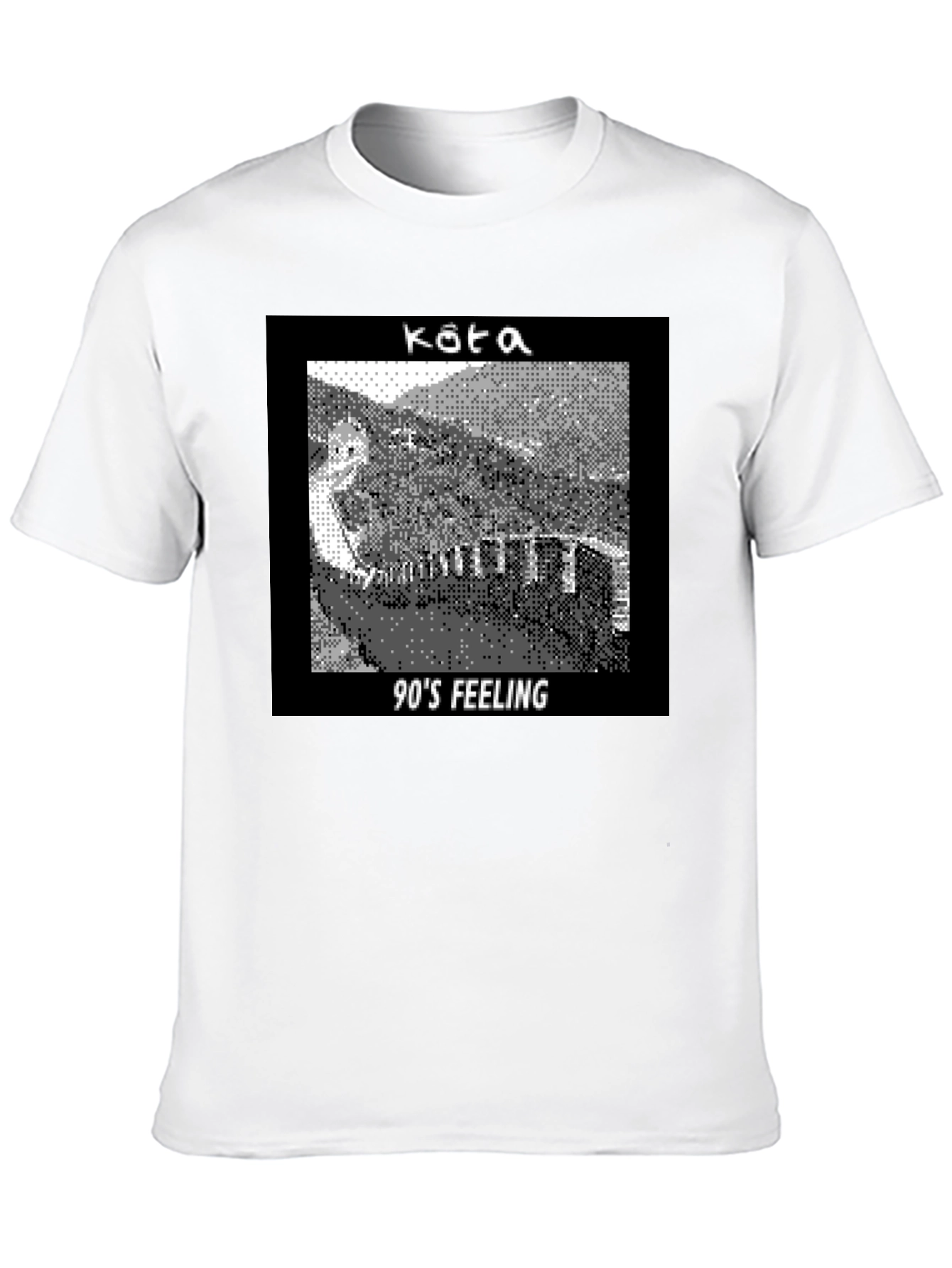 Black Kata '90s Feeling Graphic T-Shirt view 10