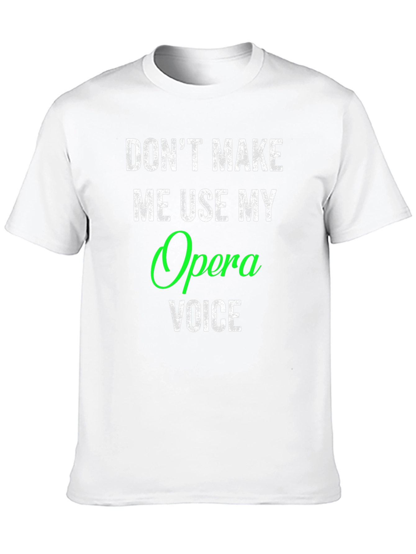 Black Opera Voice T-Shirt - Funny Music Gift view 10