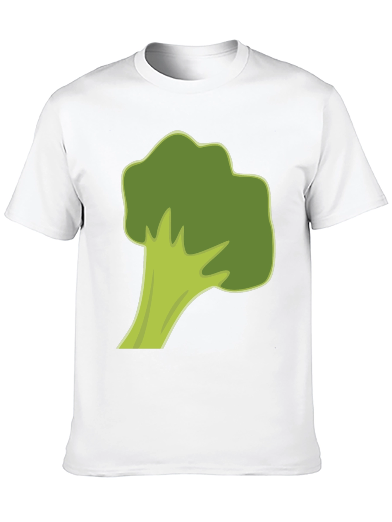 Black Broccoli Graphic Tee - Black Cotton Casual Shirt view 10