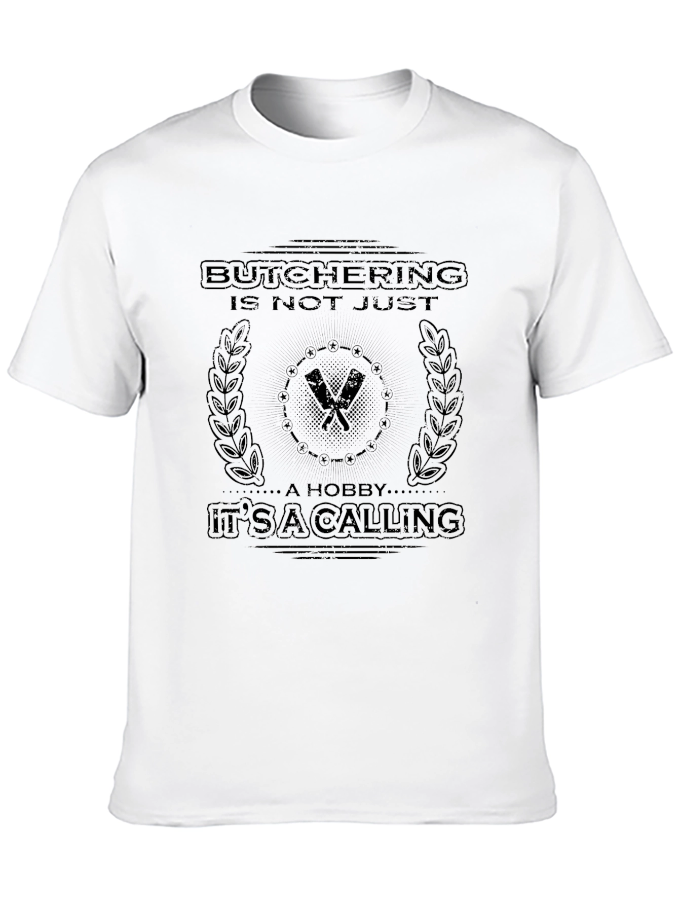 Black Butchering is a Calling Graphic Tee - Black view 10