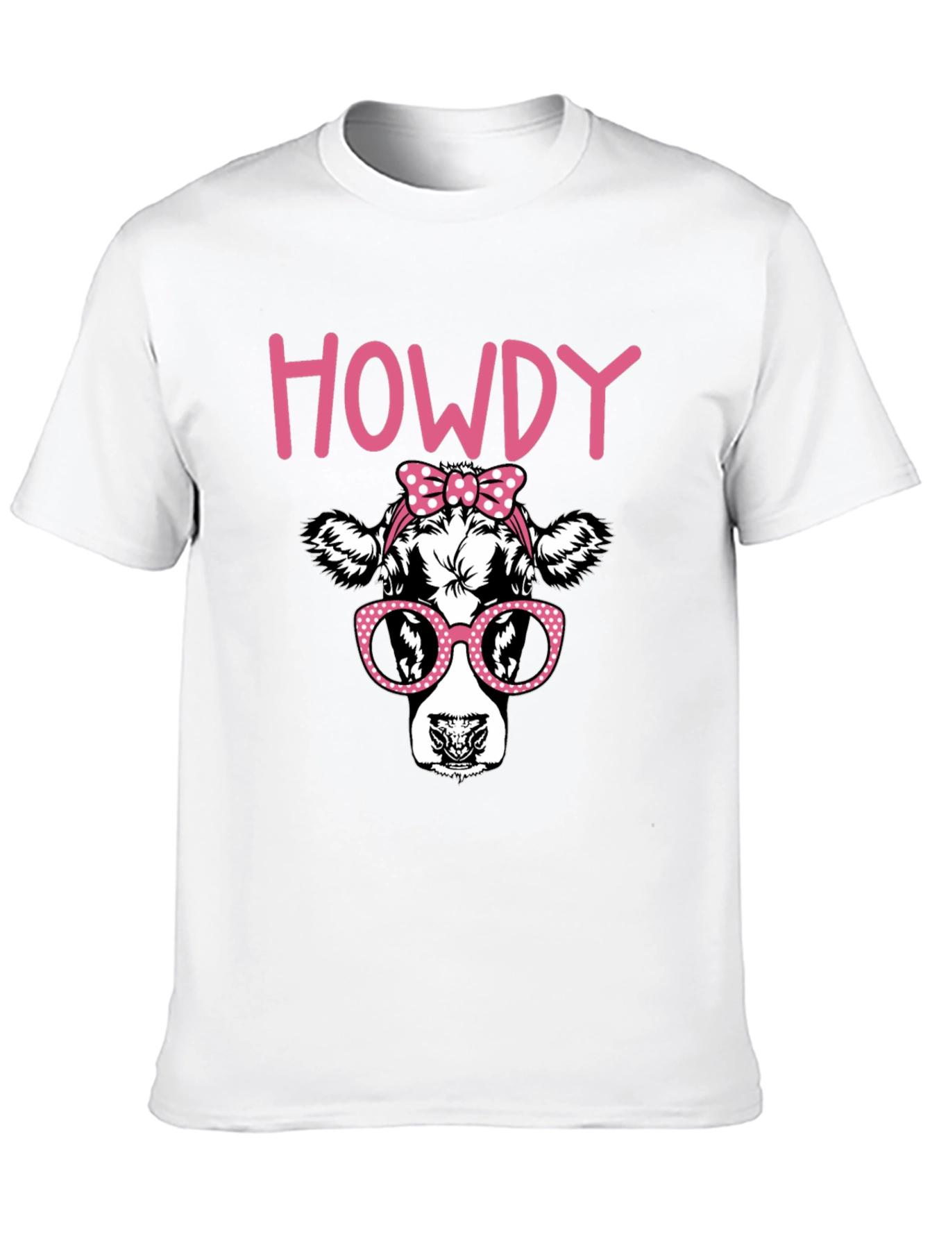 Black Howdy Cow Graphic T-Shirt - Black view 10