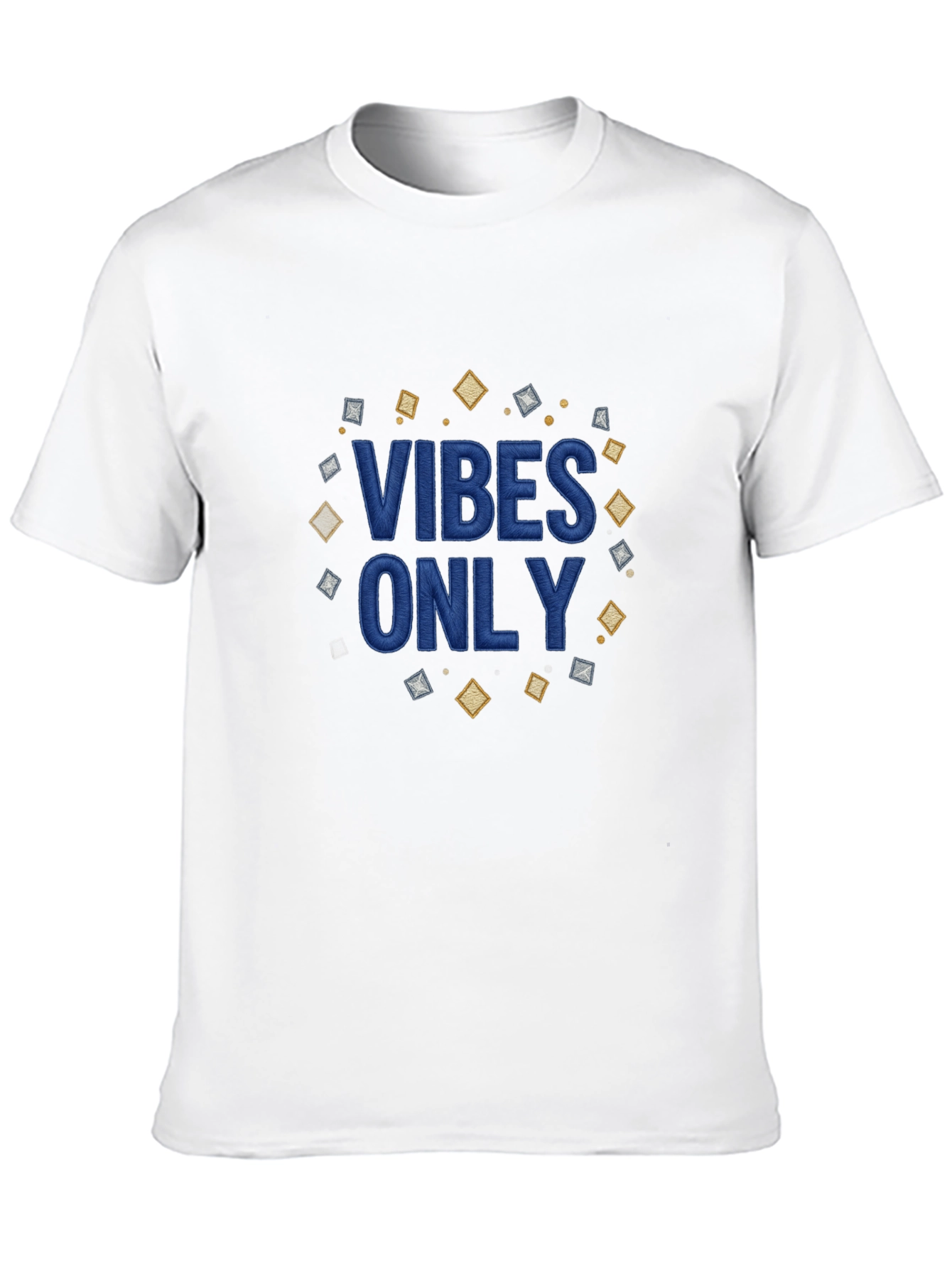 Black Vibes Only Graphic Tee - Men's Black Casual T-Shirt view 10