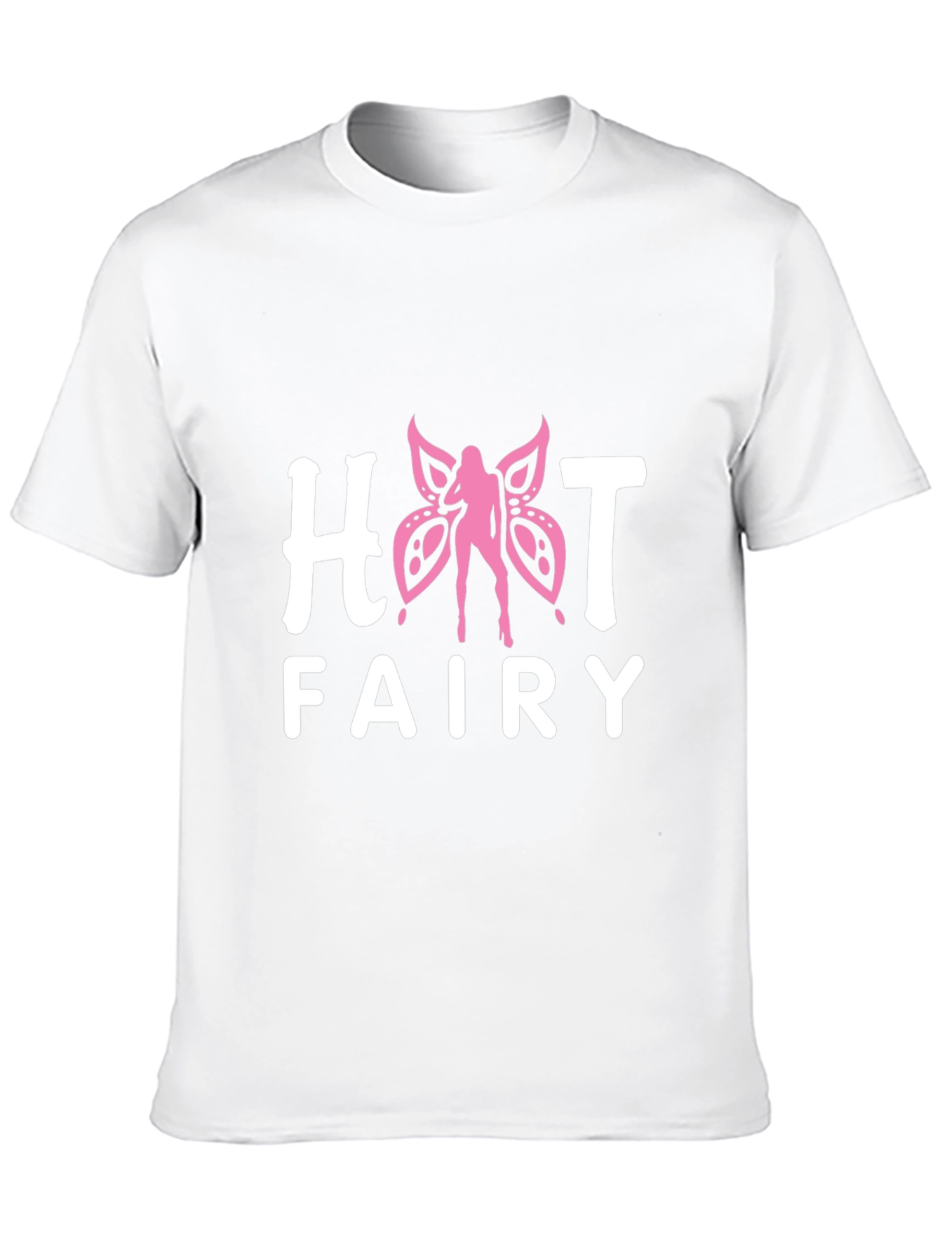 Black Hot Fairy Graphic T-Shirt - Black Tee view 10