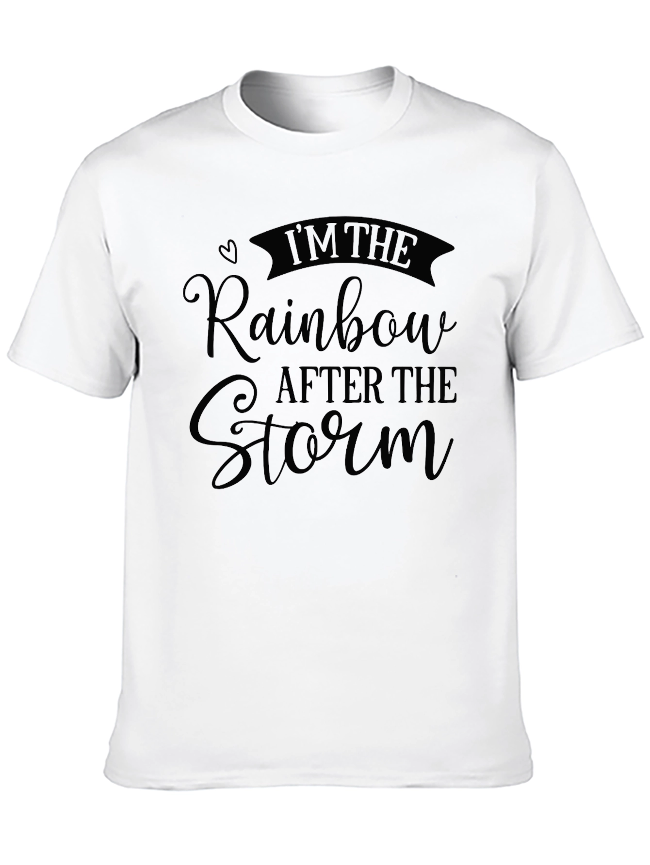 Black Rainbow After The Storm T-Shirt - Stylish Comfort view 10