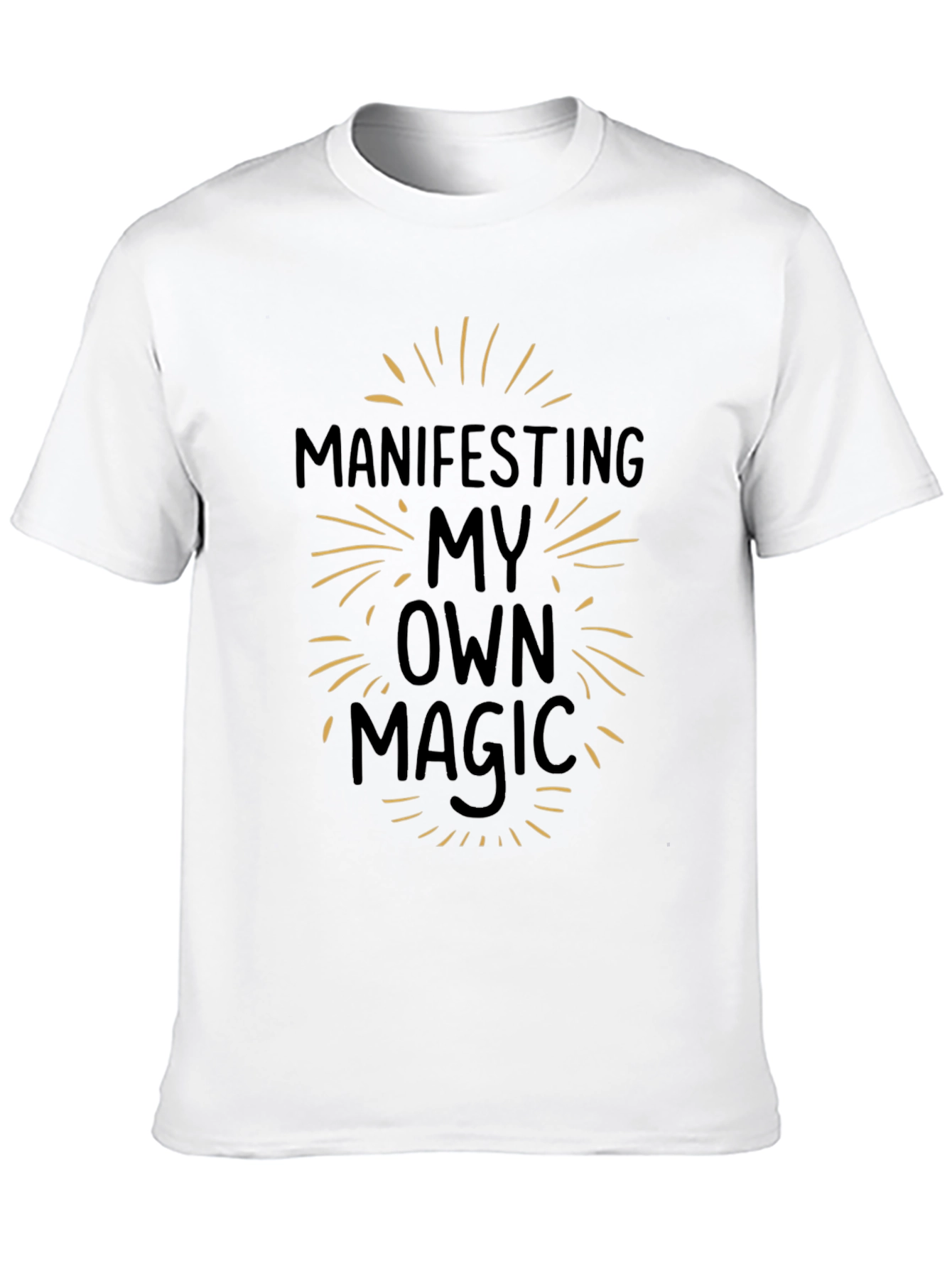 Black Manifesting My Own Magic Graphic Tee - Black view 10