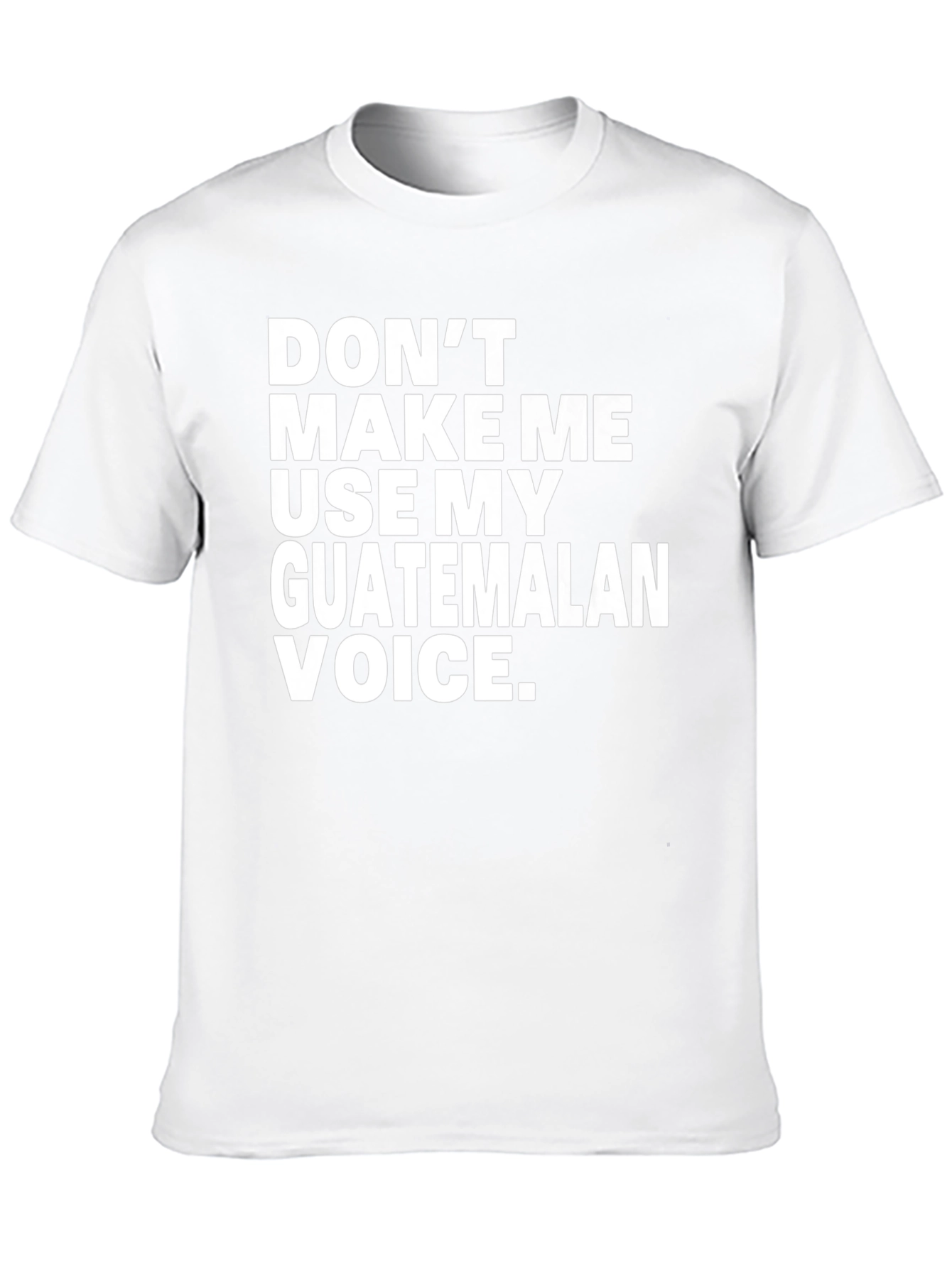 Black Guatemalan Voice T-Shirt - Funny Novelty Tee view 10