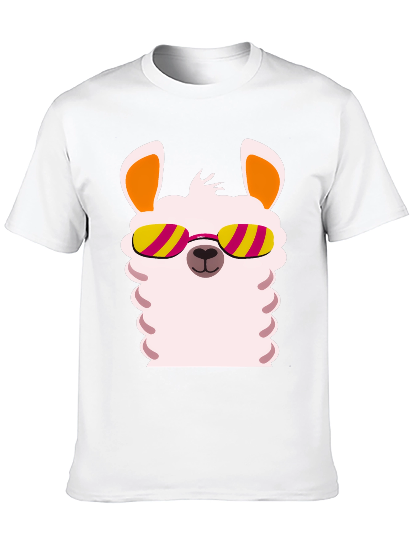 Black Cool Llama Graphic Tee - Black view 10