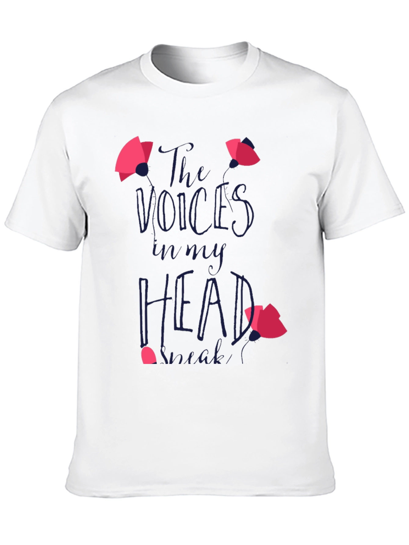 Black The Voices in My Head T-Shirt view 10
